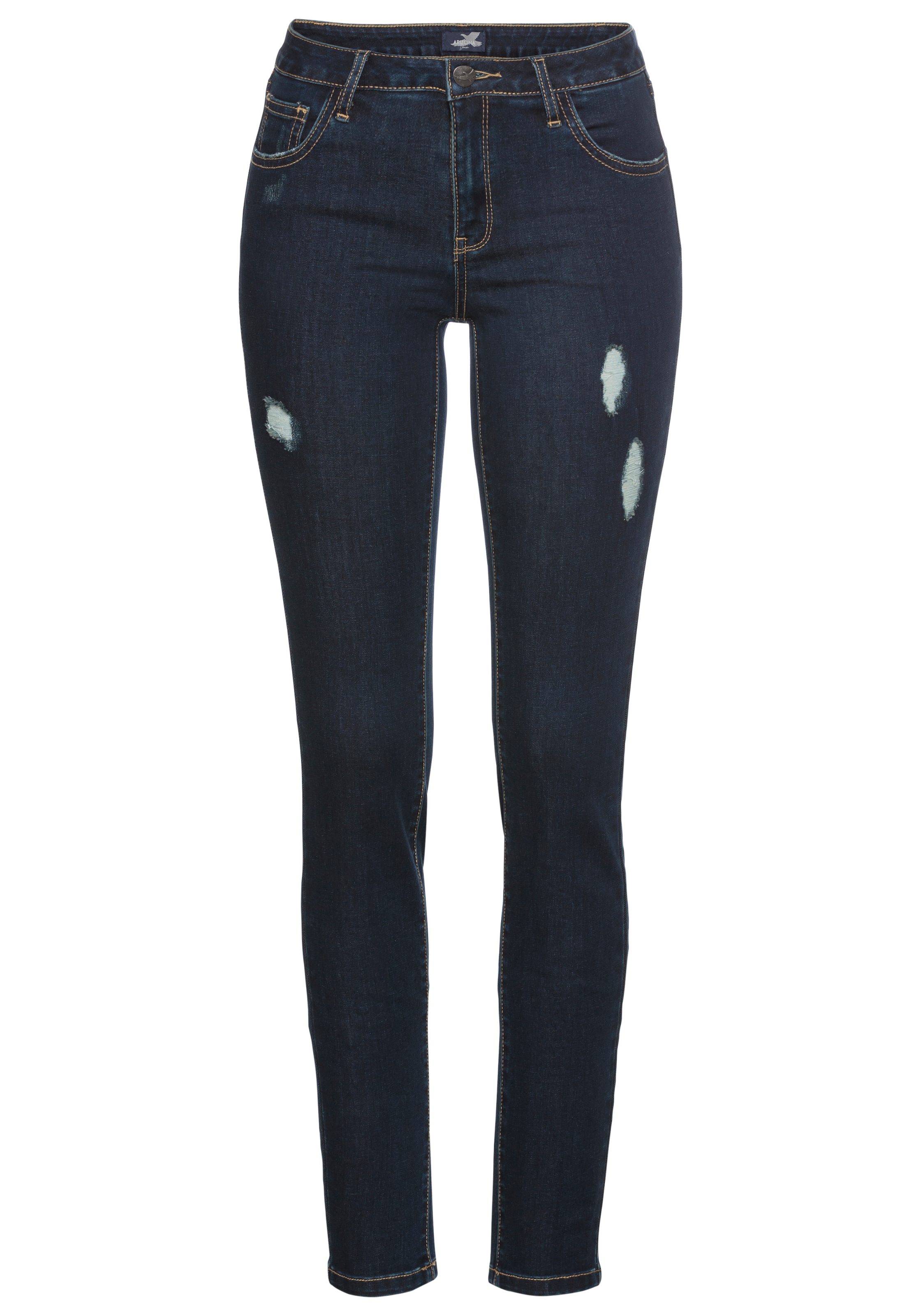 Arizona Skinny-fit-Jeans »Ultra-Stretch«, Mid Waist