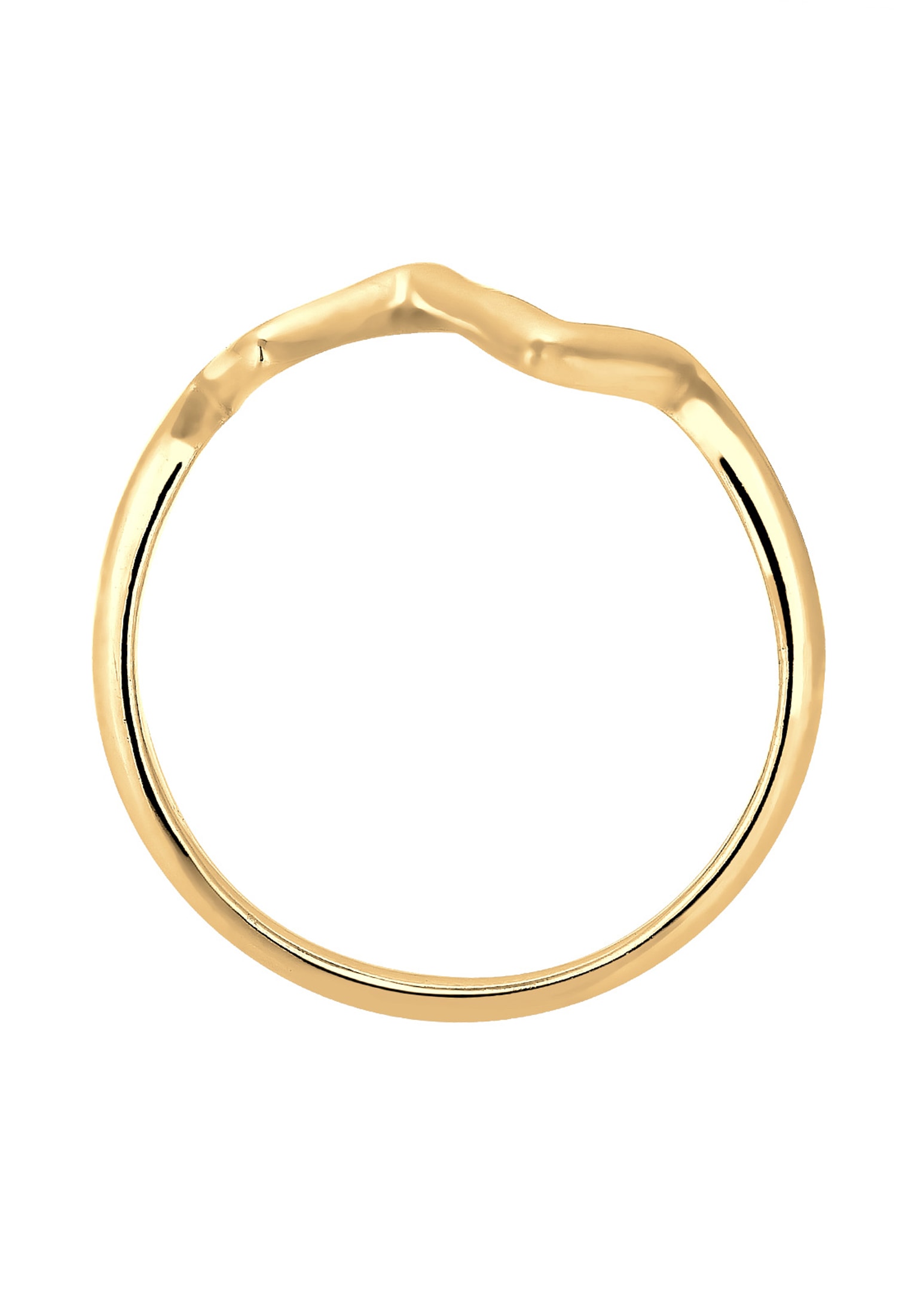 Elli Silberring »Ring Herzschlag 925 Silber«