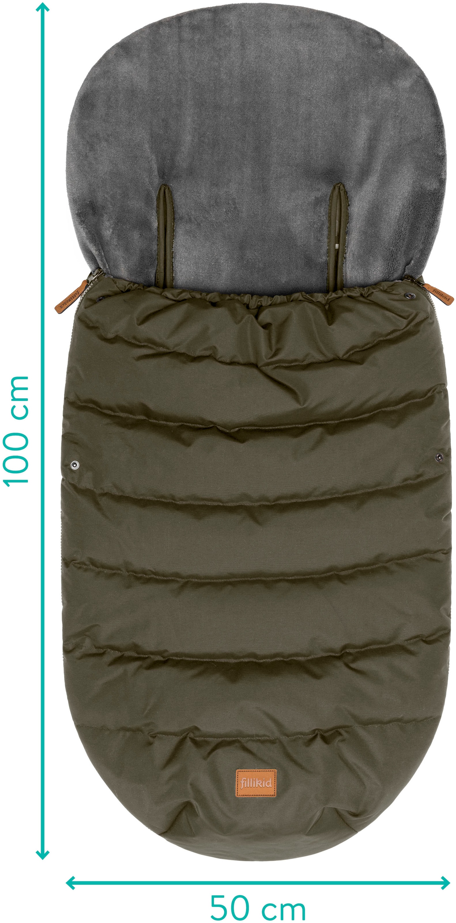 Fillikid Fußsack »Hybrid Daune, Winterfußsack«