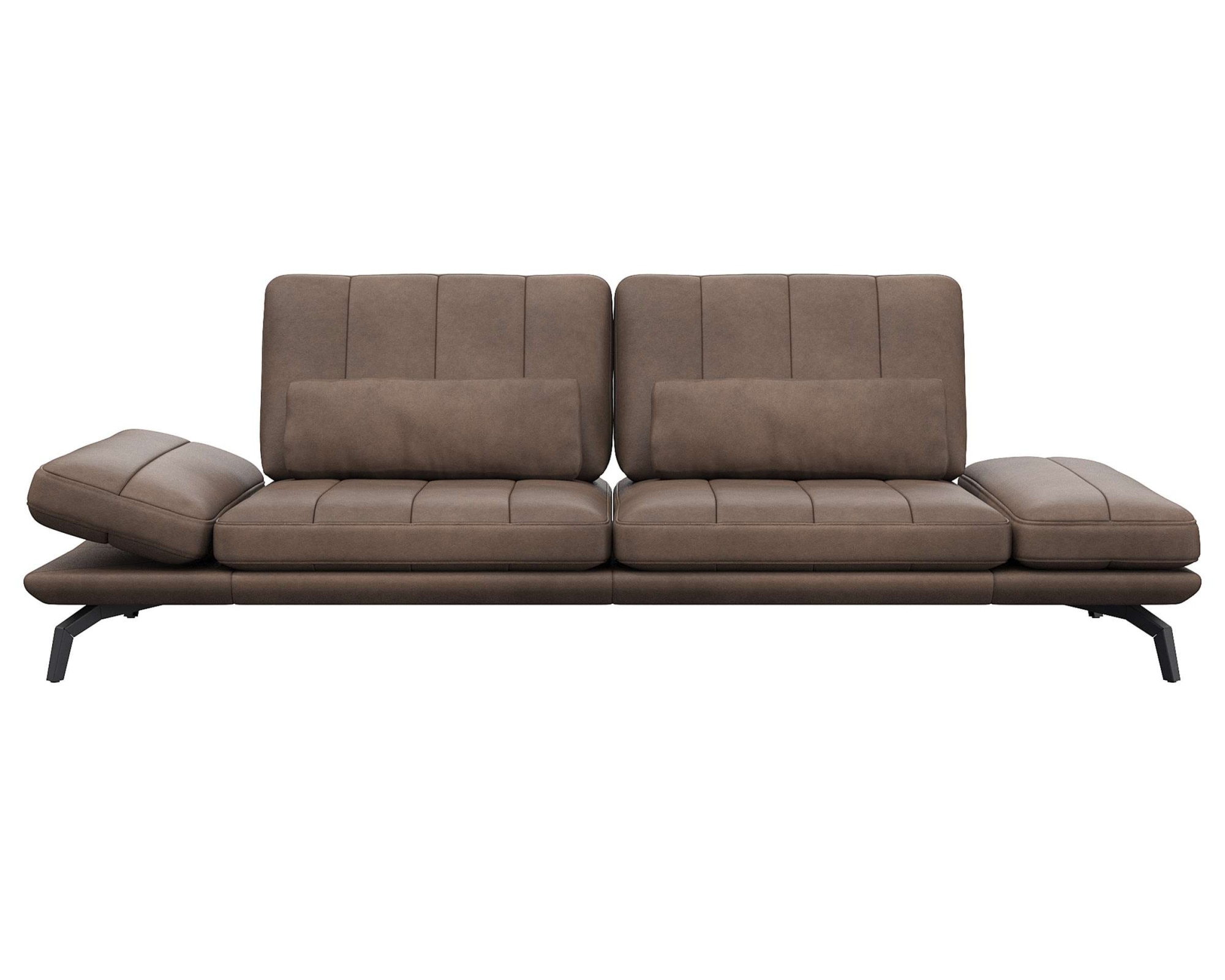 FLEXLUX 3-Sitzer »Tropea Funktionssofa, Designsofa, Relaxfunktion, TV-Couch,«, mit Armteilverstellung sowie Sitztiefenverstellung, Breite 252 cm