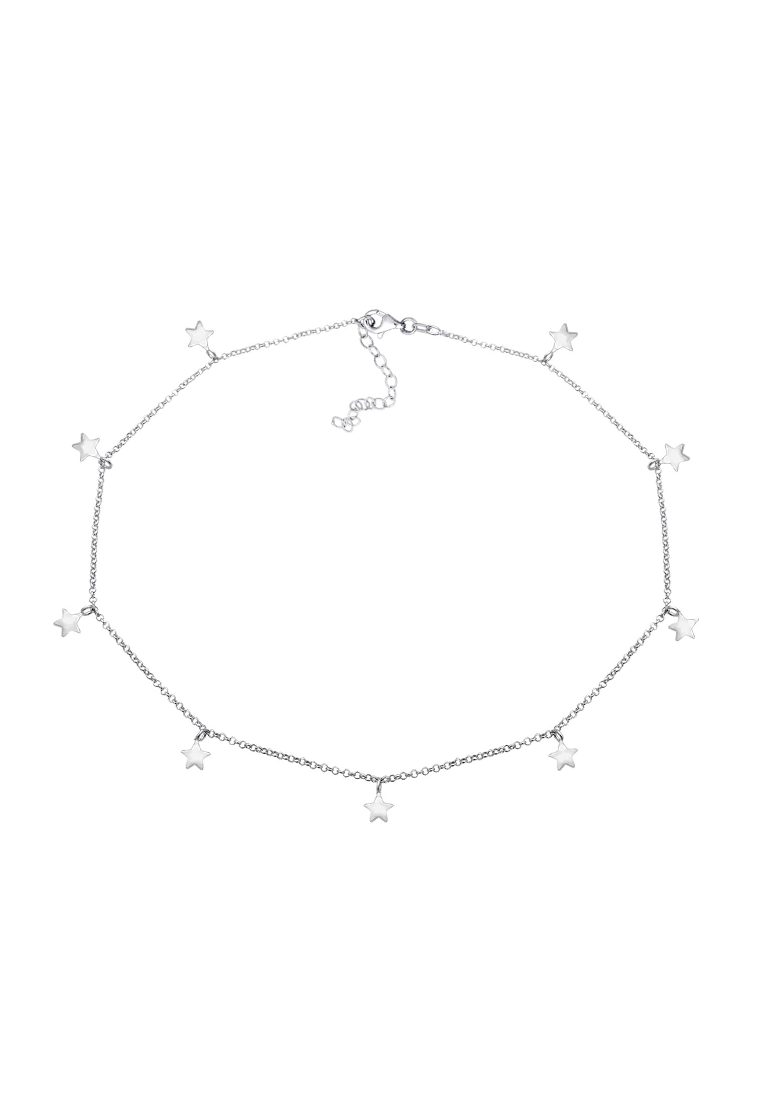 Elli Choker »Halskette Choker Kette Sterne Astro 925 Sterling Silber«