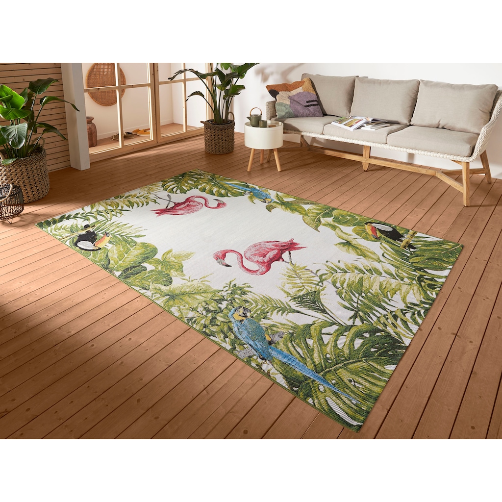 HANSE Home Outdoorteppich »Tropical Birds«, rechteckig