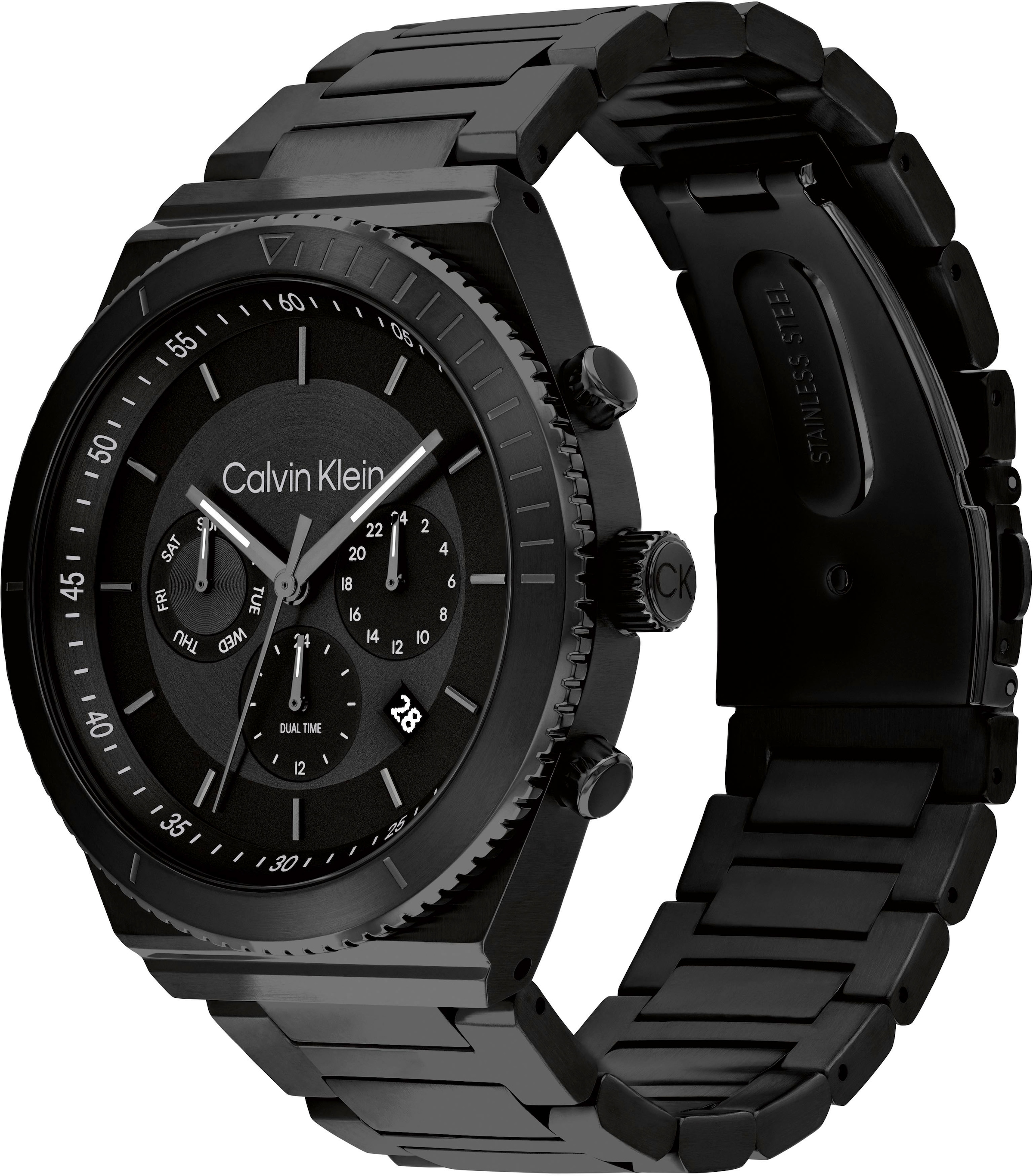 Calvin Klein Multifunktionsuhr »SPORT, 25200303«, Quarzuhr, Armbanduhr, Herrenuhr, Datum, 12/24-Stunden-Anzeige