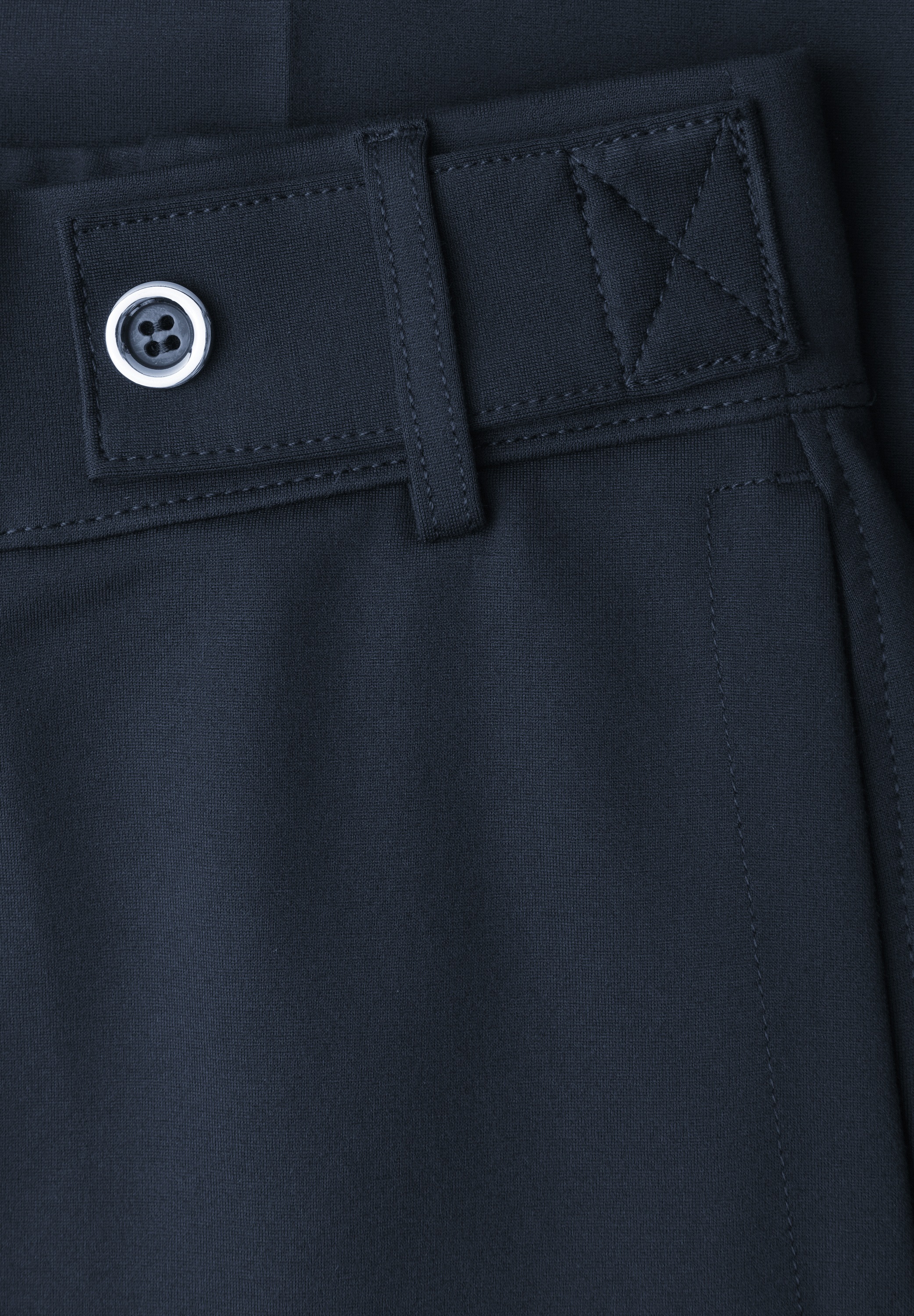 STREET ONE Stoffhose »Punto di Roma«  Punto di Roma Hose mit Knopfdetail