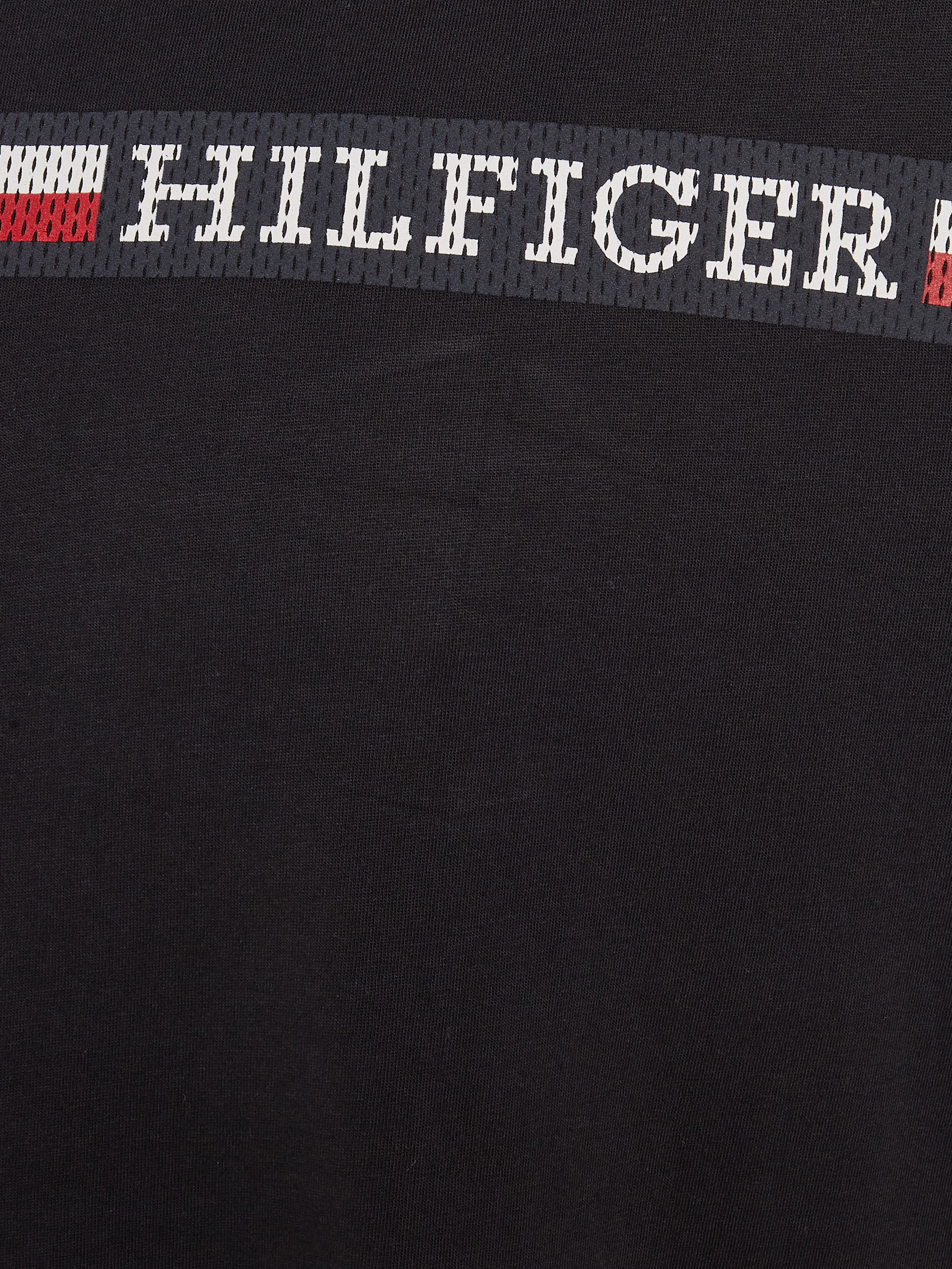 Tommy Hilfiger Big & Tall T-Shirt »BT-CHEST STRIPE TEE-B«, Große Größen mit Logostickerei