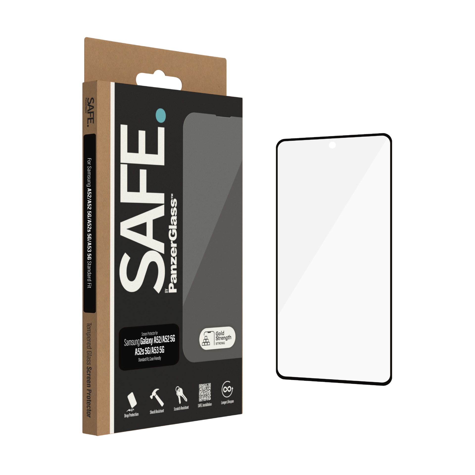 Displayschutzglas »Displayschutz - Samsung Galaxy A52, A52 5G, A53s 5G UWfit«