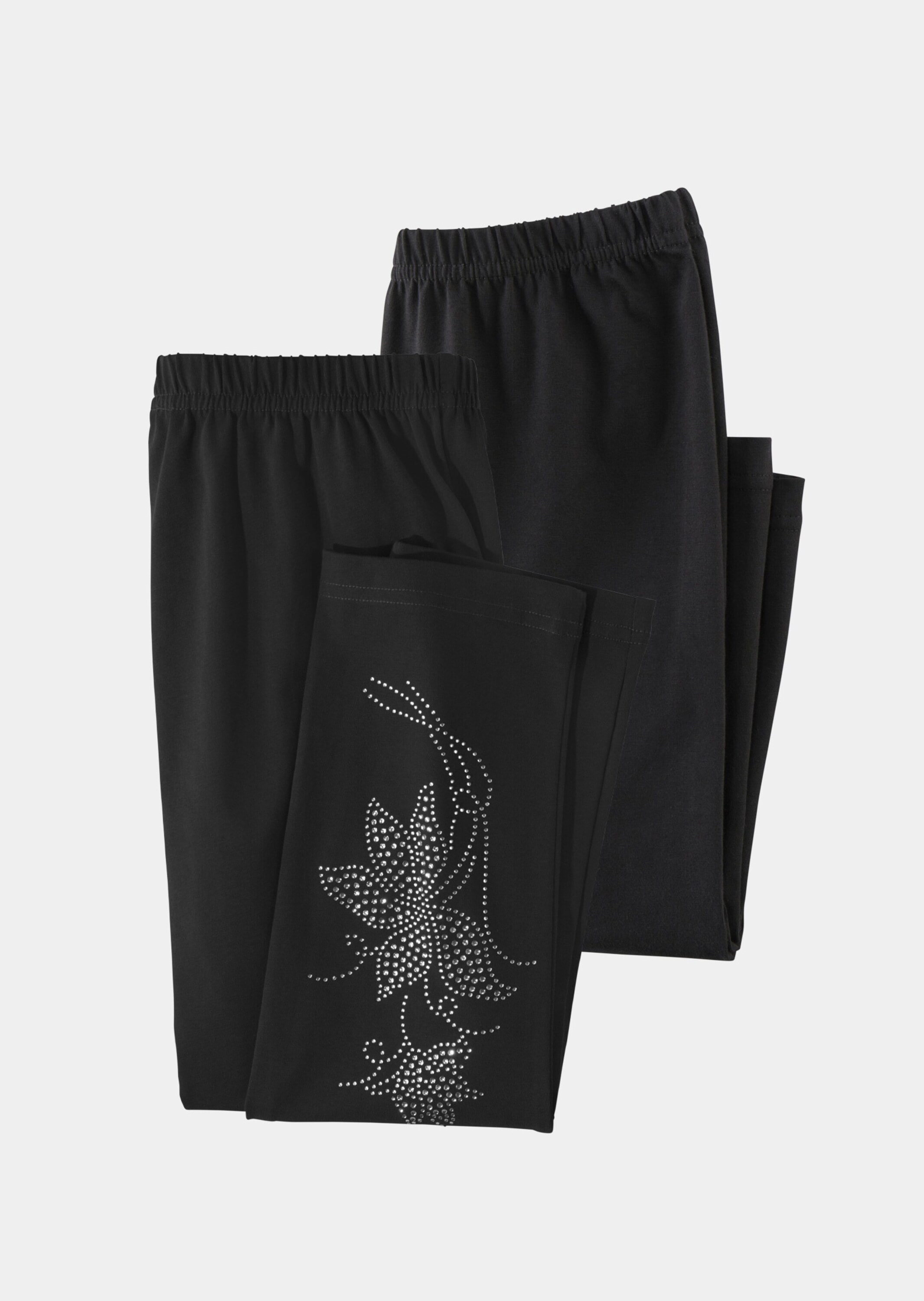 GOLDNER 2-in-1-Hose »Kurzgröße Leggings im 2er-Pack«