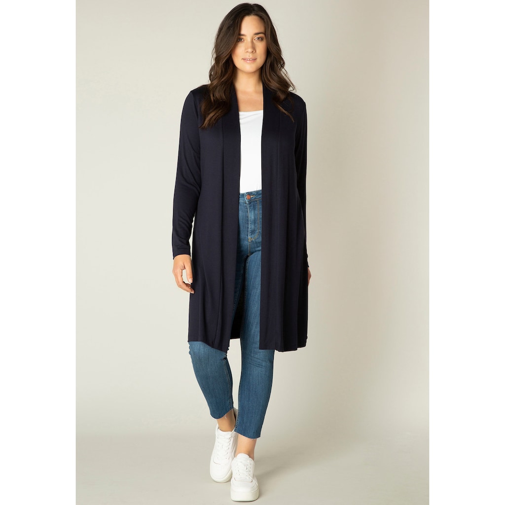 Base Level Curvy Longstrickjacke