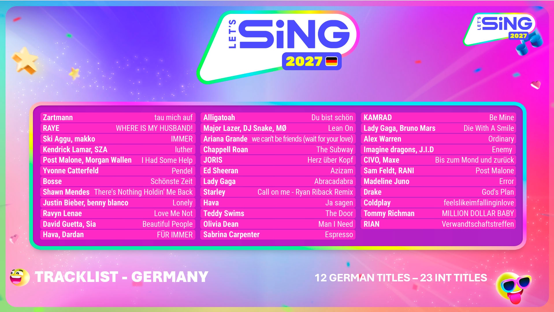 THQ Nordic Spielesoftware »Let's Sing 2027« Nintendo Switch