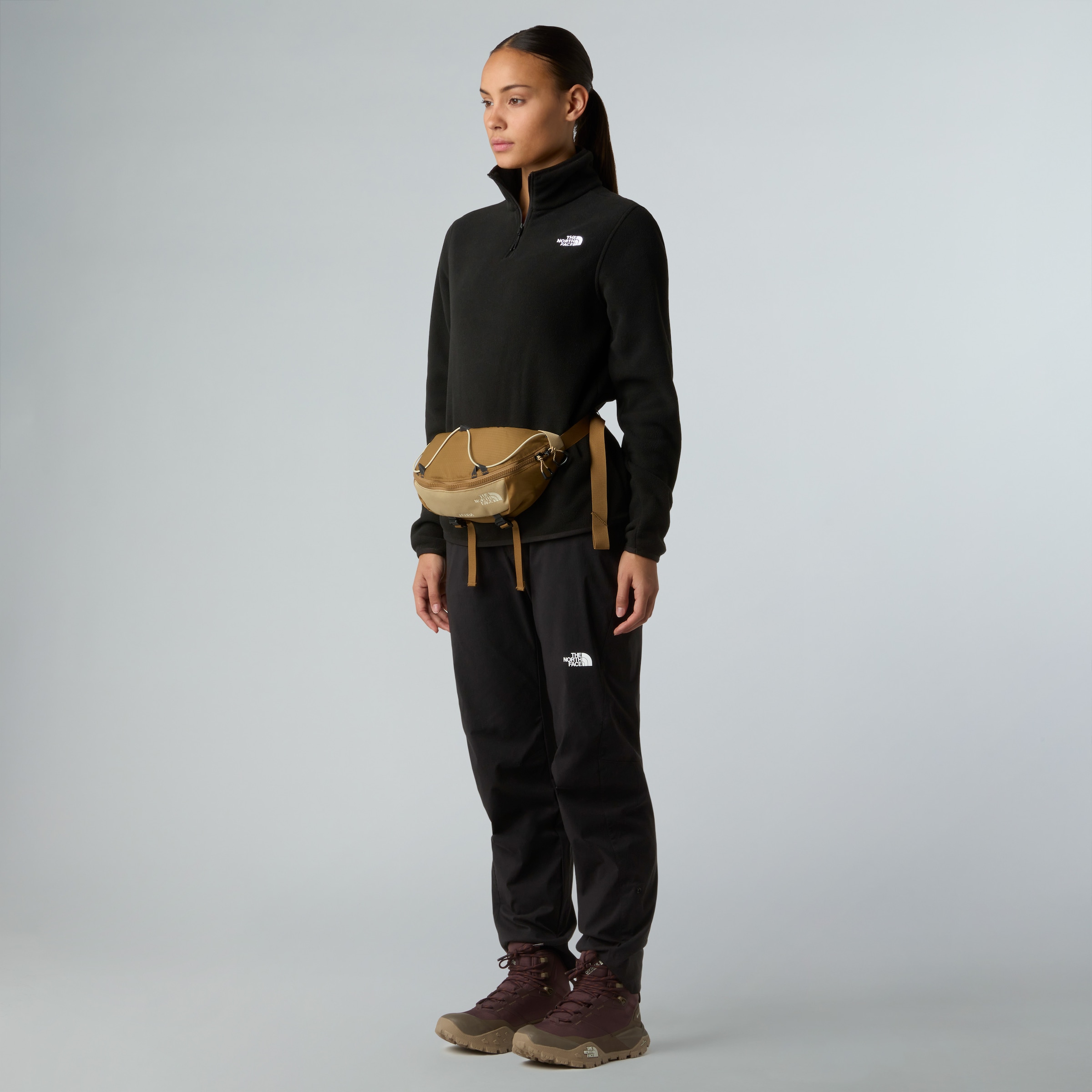 The North Face Fleecepullover »W GLACIER FLEECE 1/4 ZIP JACKET«, 1 Stk. Halfzip aus Polyester, mit 1/4 Reißverschluss
