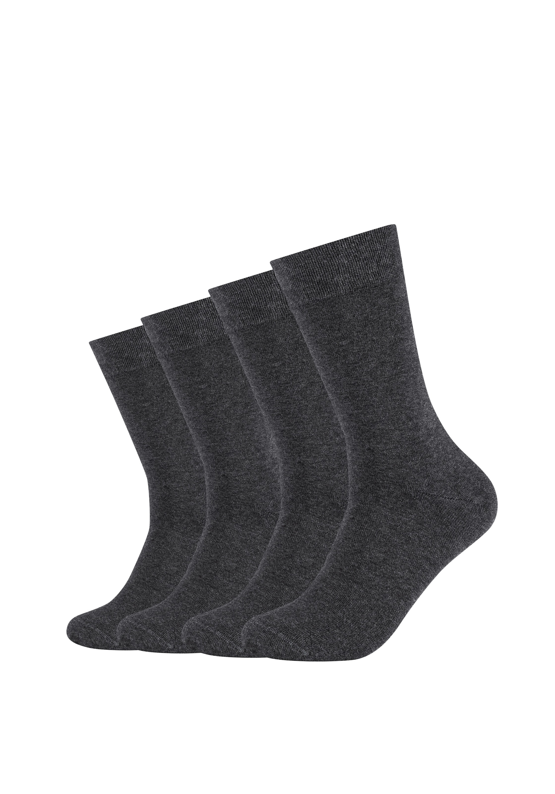 Socken, (4er Pack), mit atmungsaktiver Baumwolle