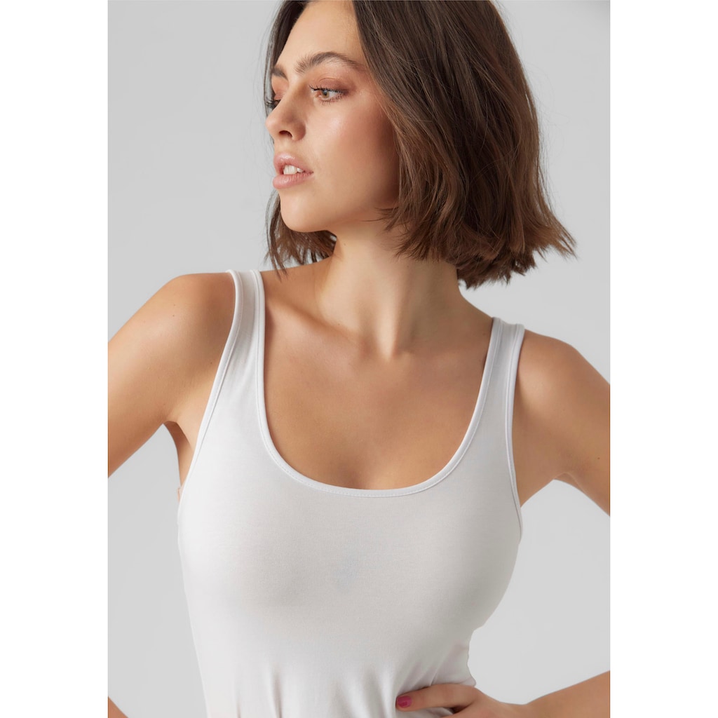 Vero Moda Tanktop »VMMAXI MY SOFT LONG TANK TOP 2-PACK«, (Packung, 2 tlg.)