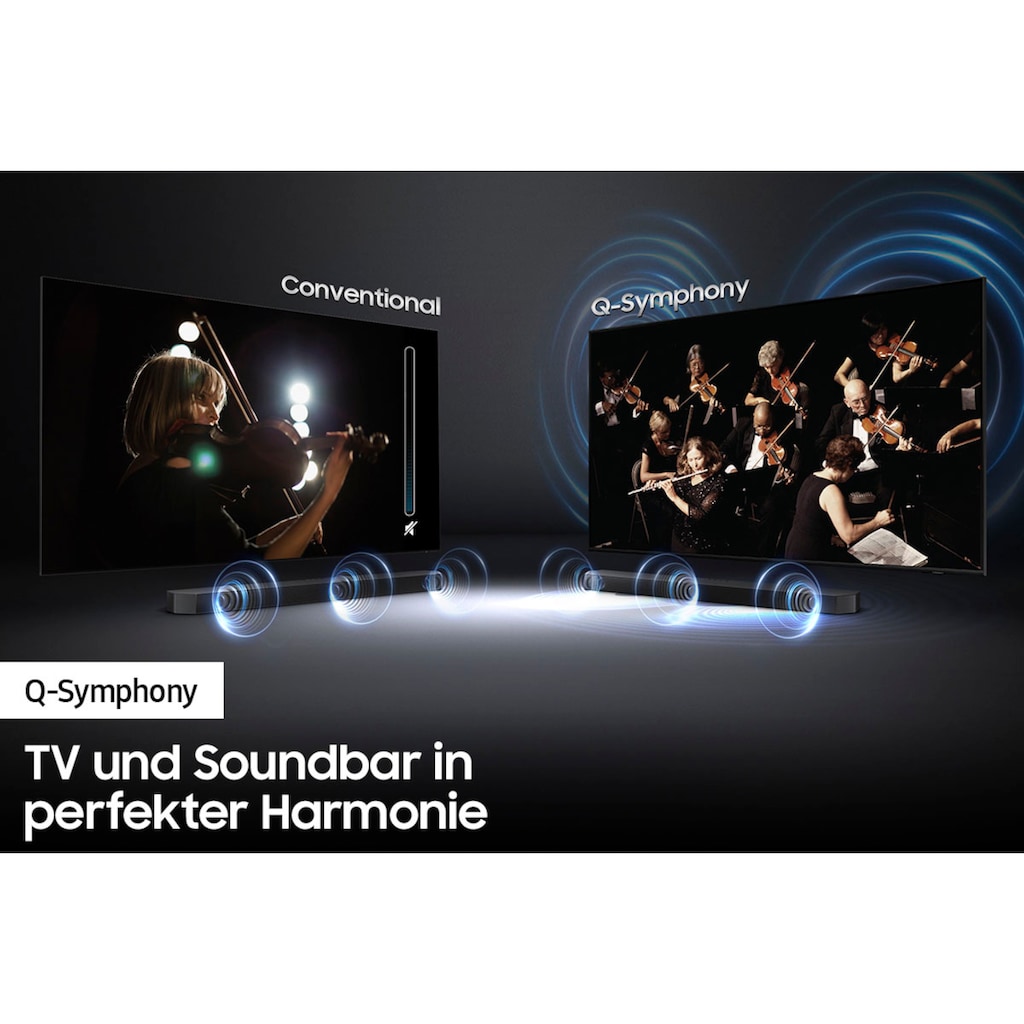 Samsung Soundbar »HW-Q64B«, 3.1-Kanal,Dolby Atmos- und DTS Virtual:X-Unterstützung,RMS: 340 W