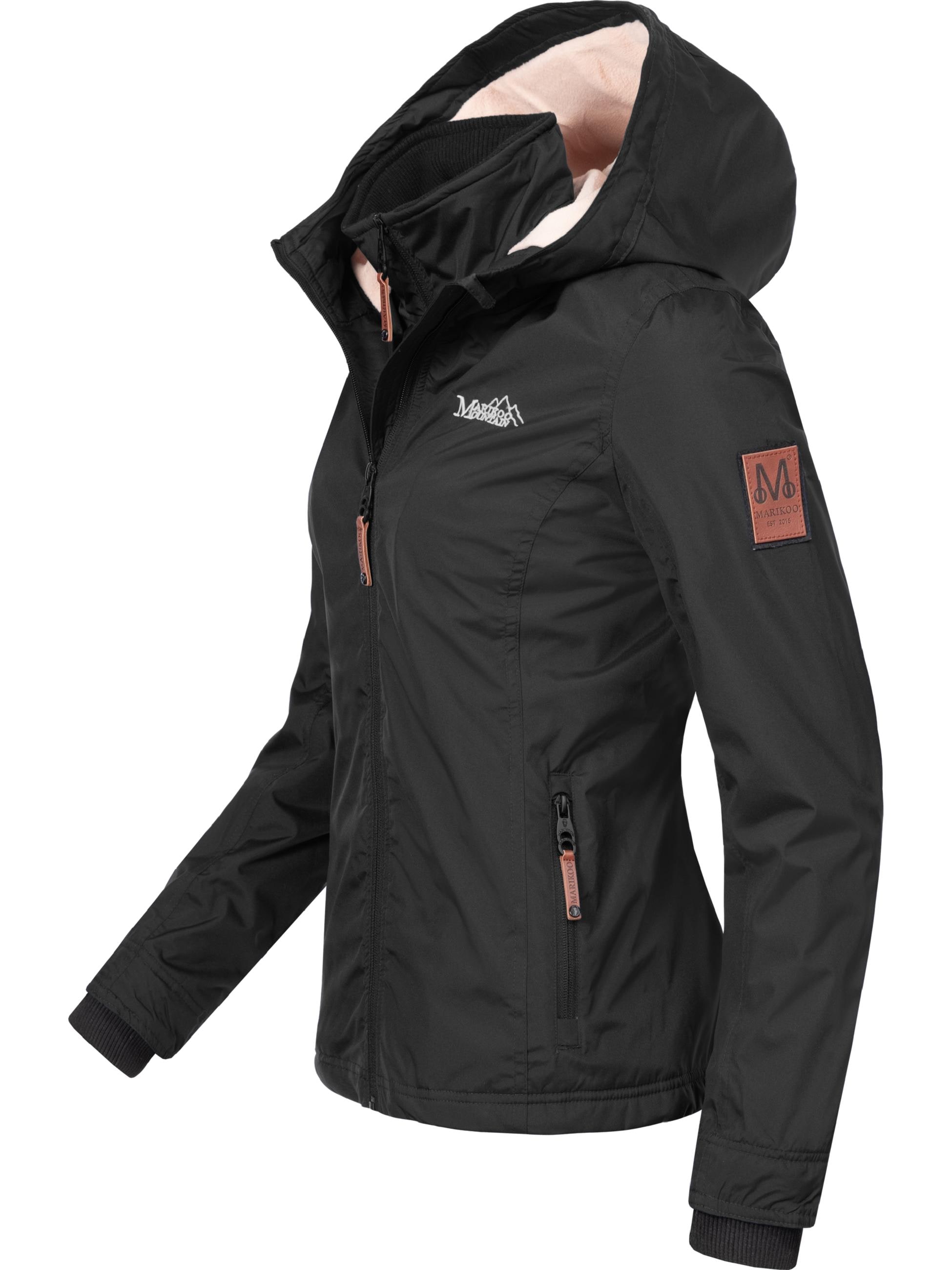 Marikoo Outdoorjacke »Übergangsjacke Erdbeere«, mit Kapuze, sportliche Funktionsjacke mit Kapuze