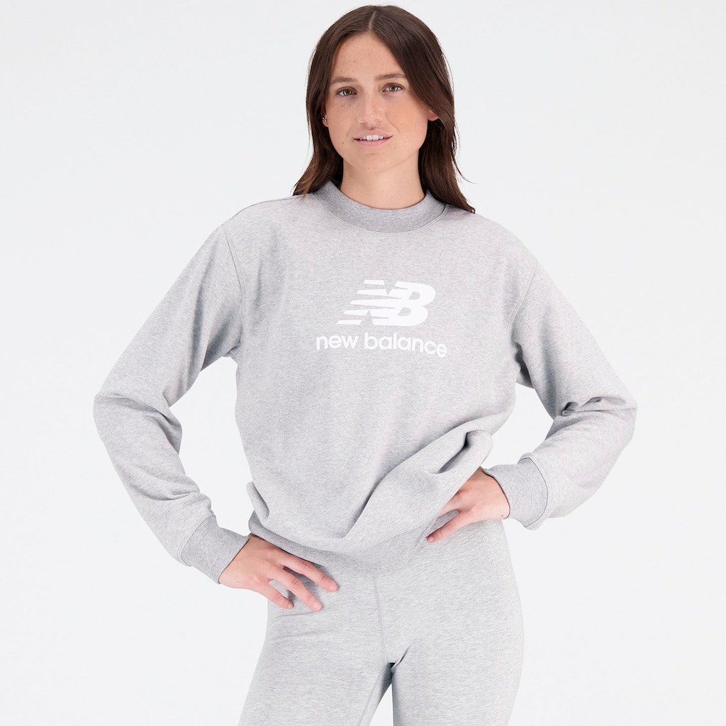 New Balance Sweatshirt »NB ESSENTIALS STACKED LOGO CREW«