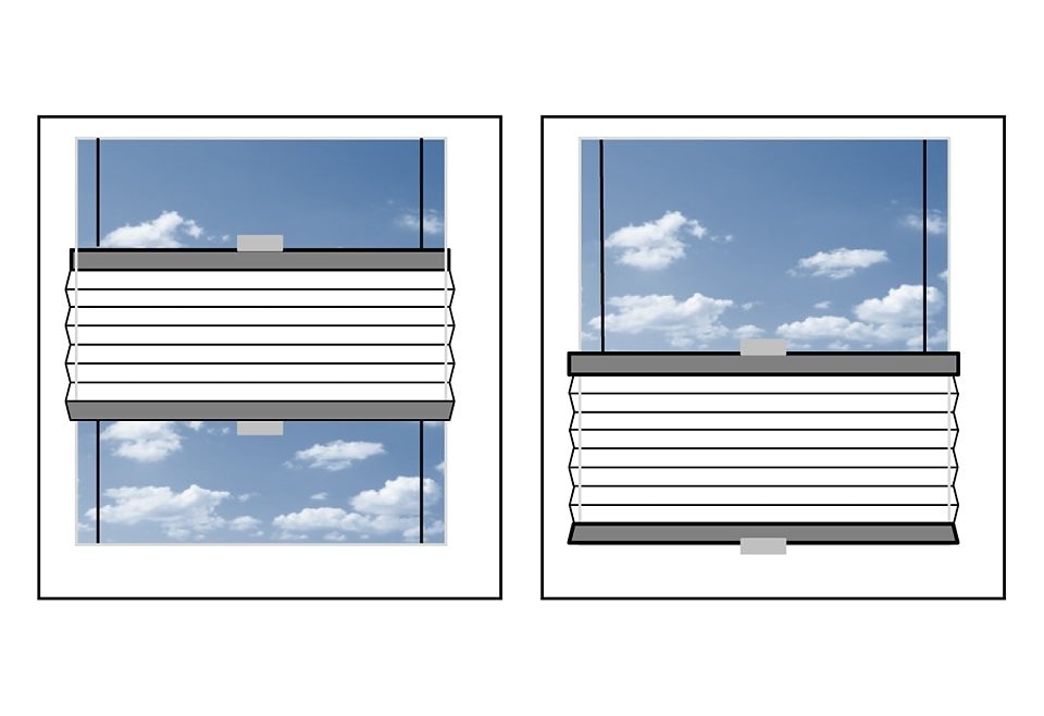LICHTBLICK ORIGINAL Plissee »Klemmfix«, Lichtschutz, ohne Bohren, verspannt, Faltenstore