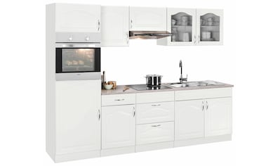 wiho Küchen Küchenzeile »Linz«, mit E-Geräten, Breite 270 cm kaufen