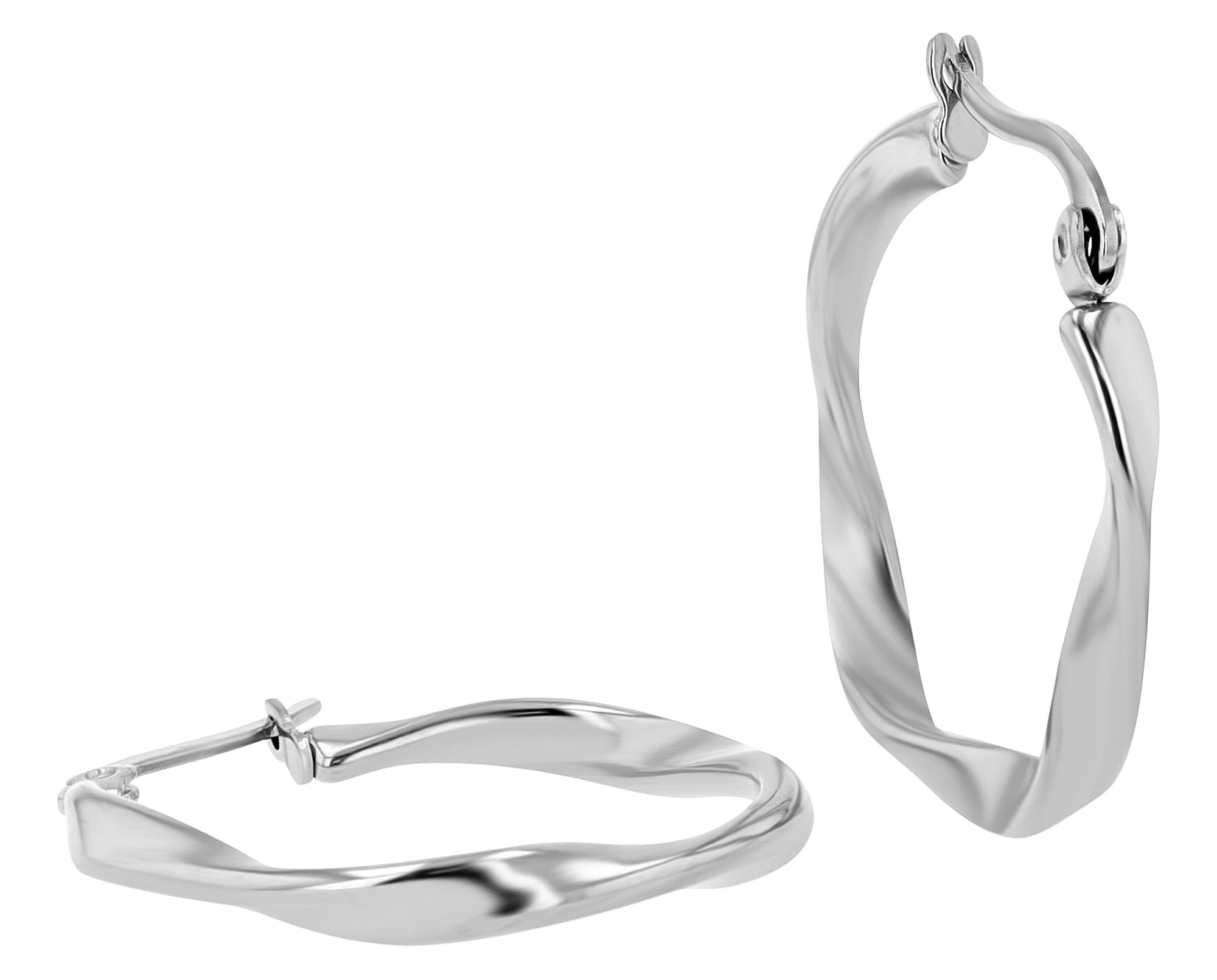 Adelia´s Paar Creolen »Damen Ohrringe ¿ Creole aus Edelstahl«