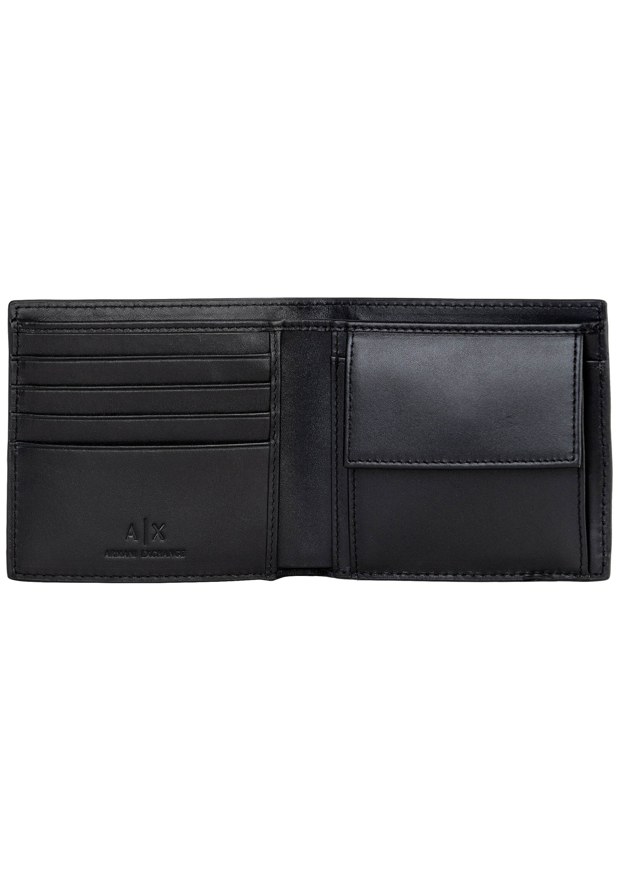 ARMANI EXCHANGE Geldbörse »Geldbörse Plain Leather Gift Set«