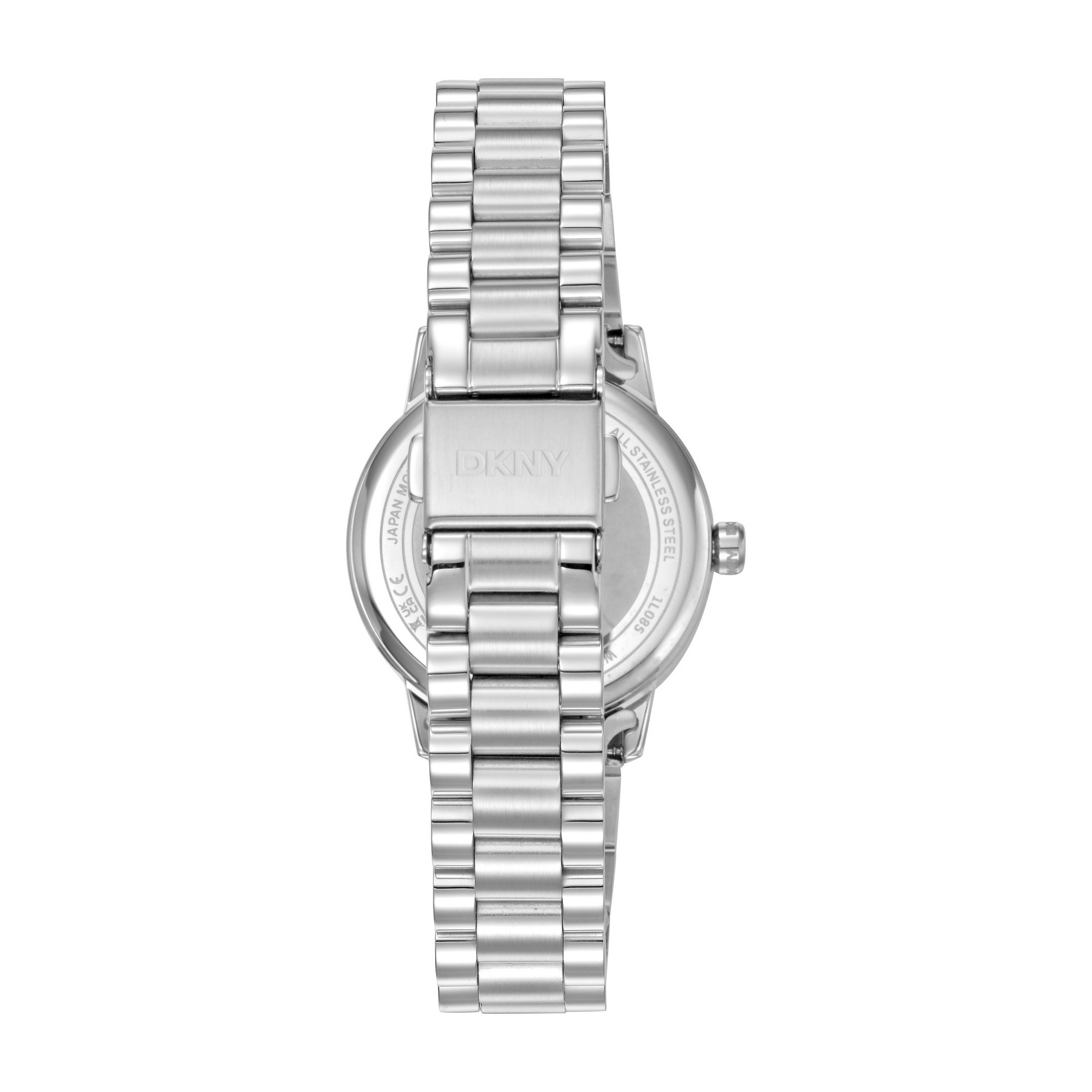 DKNY Quarzuhr »Urban« Armbanduhr, Damenuhr, Edelstahlarmband, analog
