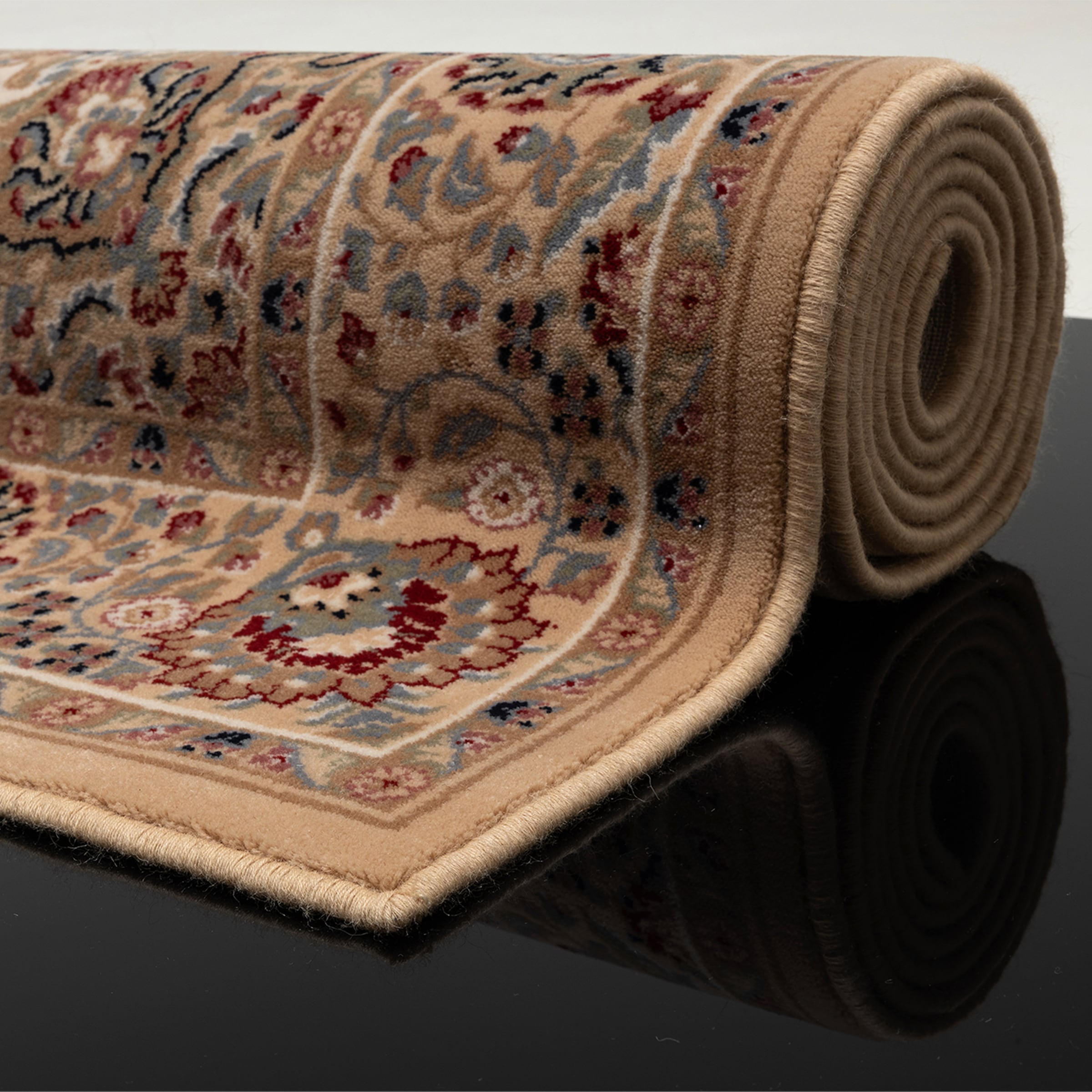 THEKO Wollteppich »Dolna - 859« rechteckig 10 mm Höhe Kurzflor, reine Wolle, Orient-Optik, auch in rund, Wohnzimmer
