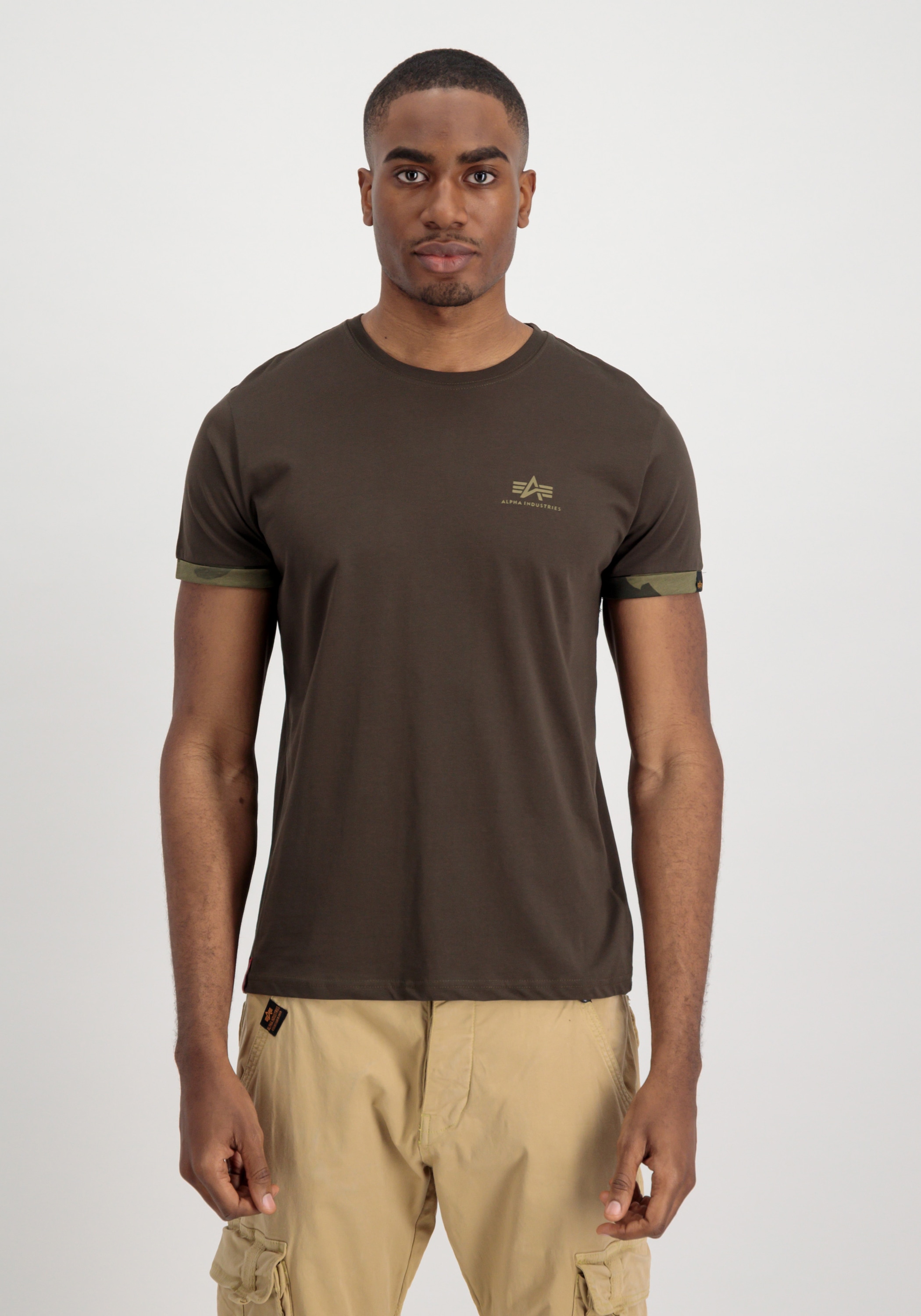 T-Shirt »Alpha Industries Men - T-Shirts Roll-Up Sleeve T«