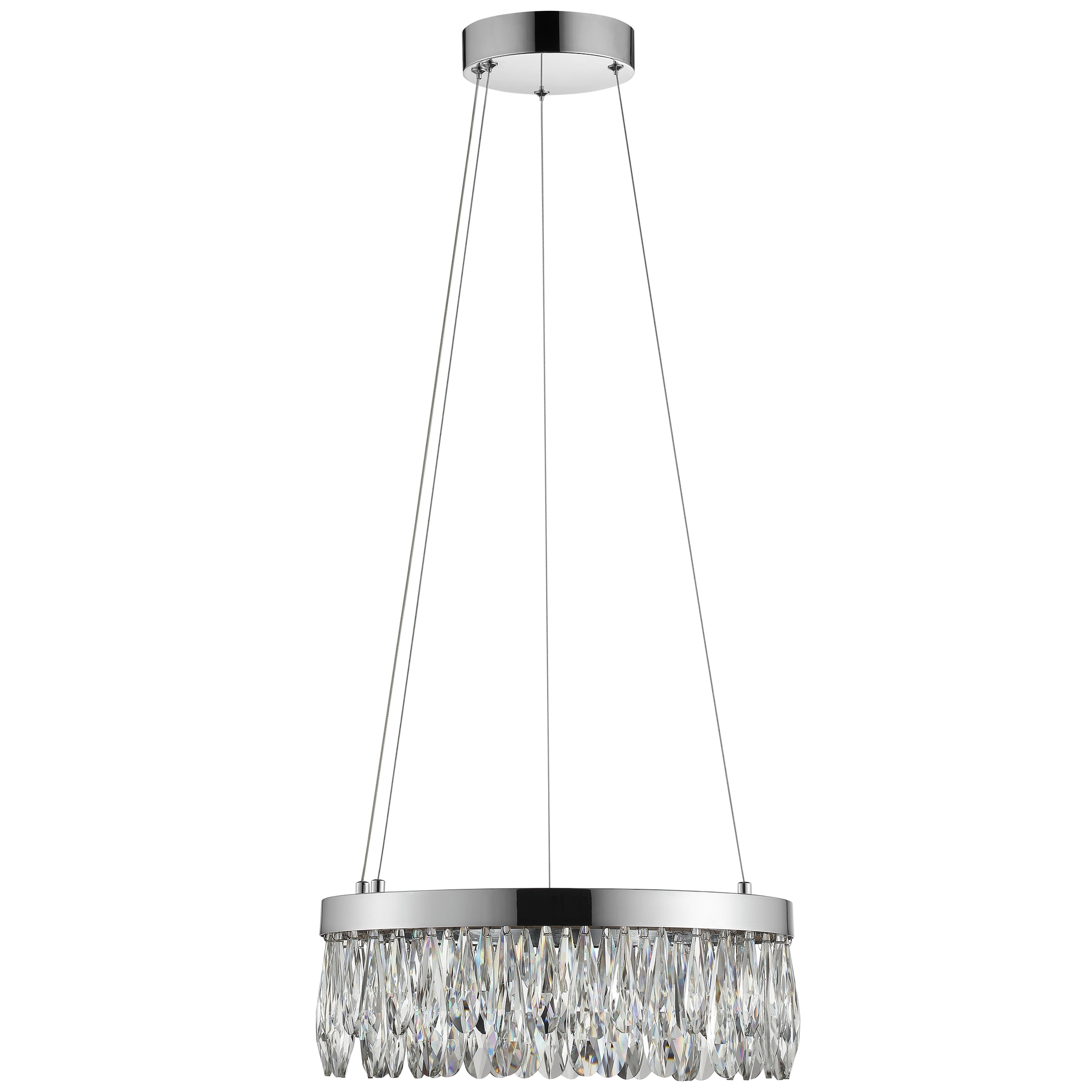 lumiCouture LED Pendelleuchte »Celestia« LED-Modul 1 Stk. Warmweiß H. 150 cm, 2700 K, K9-Kristalle, dimmbar
