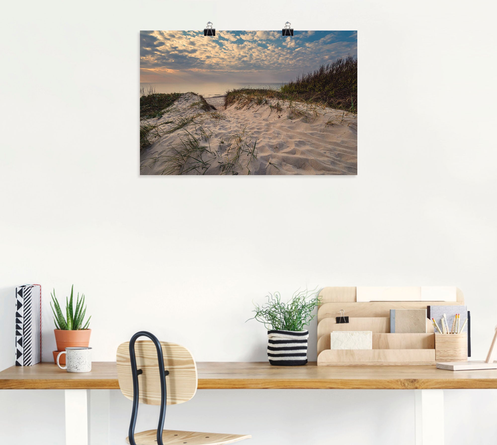 Artland Wandbild »Strand an Küste der Ostsee Graal Müritz«, Küstenbilder, (1 St.), als Poster, Wandaufkleber in verschied. Größen