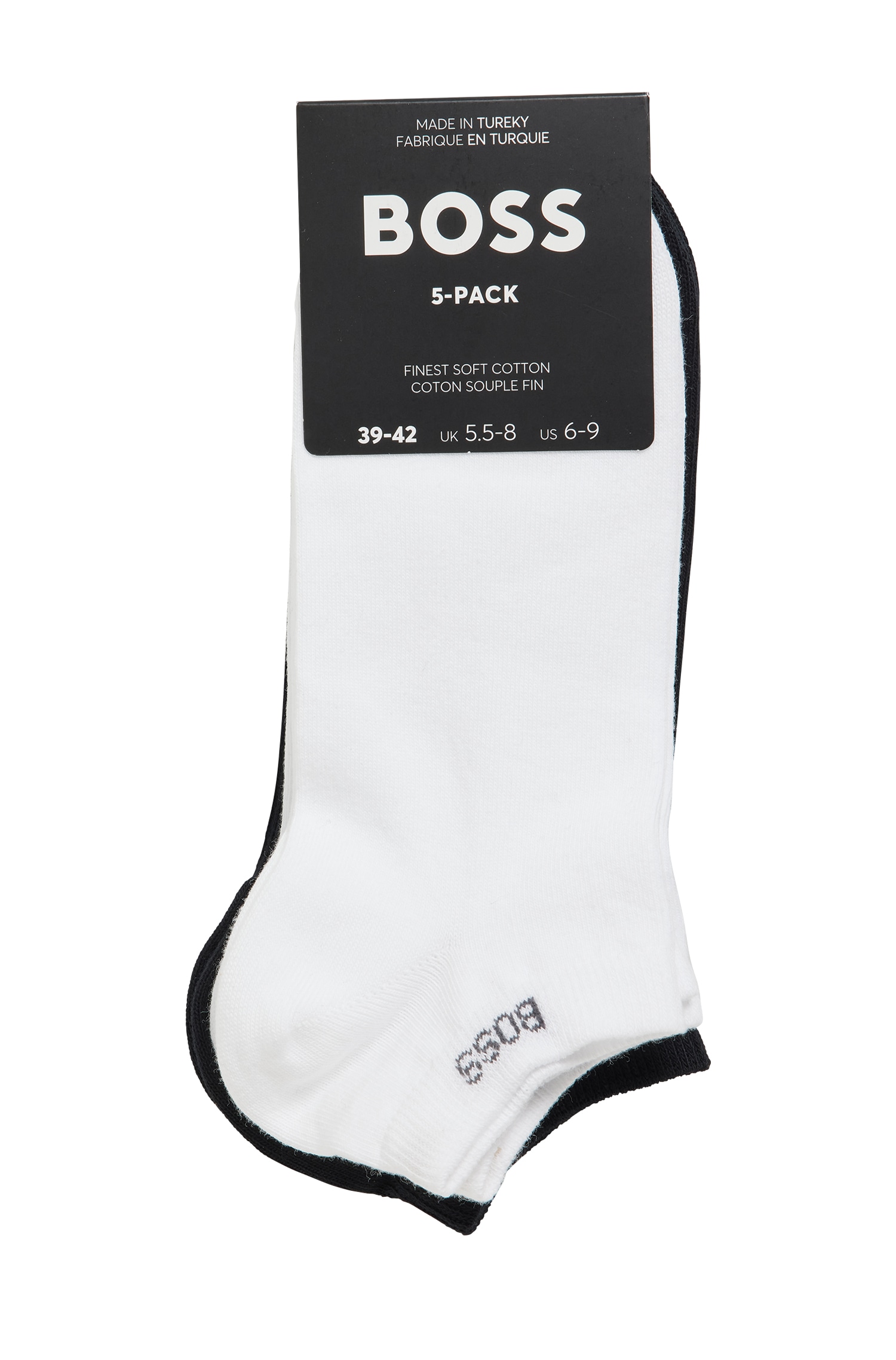 BOSS Sneakersocken »5P AS Uni Color CC«, (Packung, 5 Paar, 5er), im sportiven Look