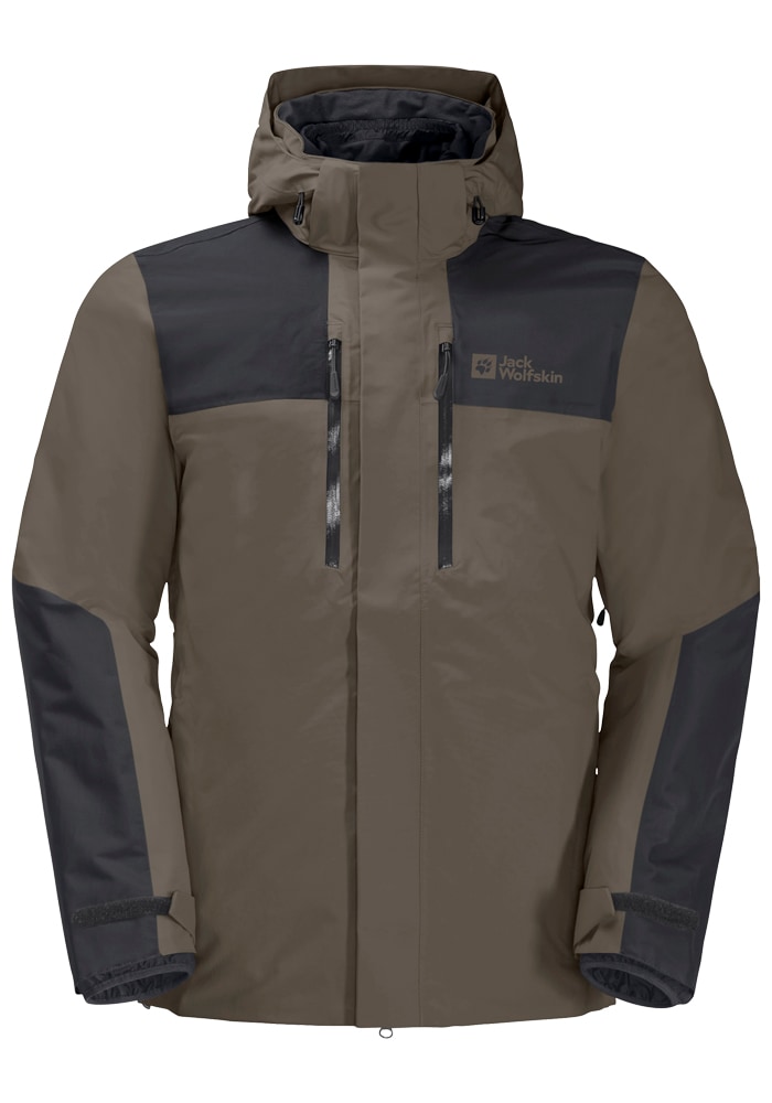 Jack Wolfskin 3-in-1-Funktionsjacke »JASPER 3IN1 JKT M«, (2 teilig), mit Kapuze