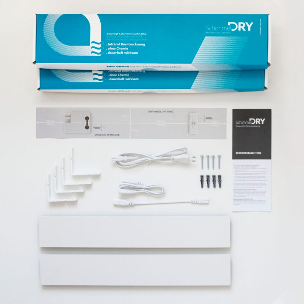 Technaxx Infrarotheizung »Schimmel Dry-Set«, 2 Heizelemente gegen Schimmel in der Wand