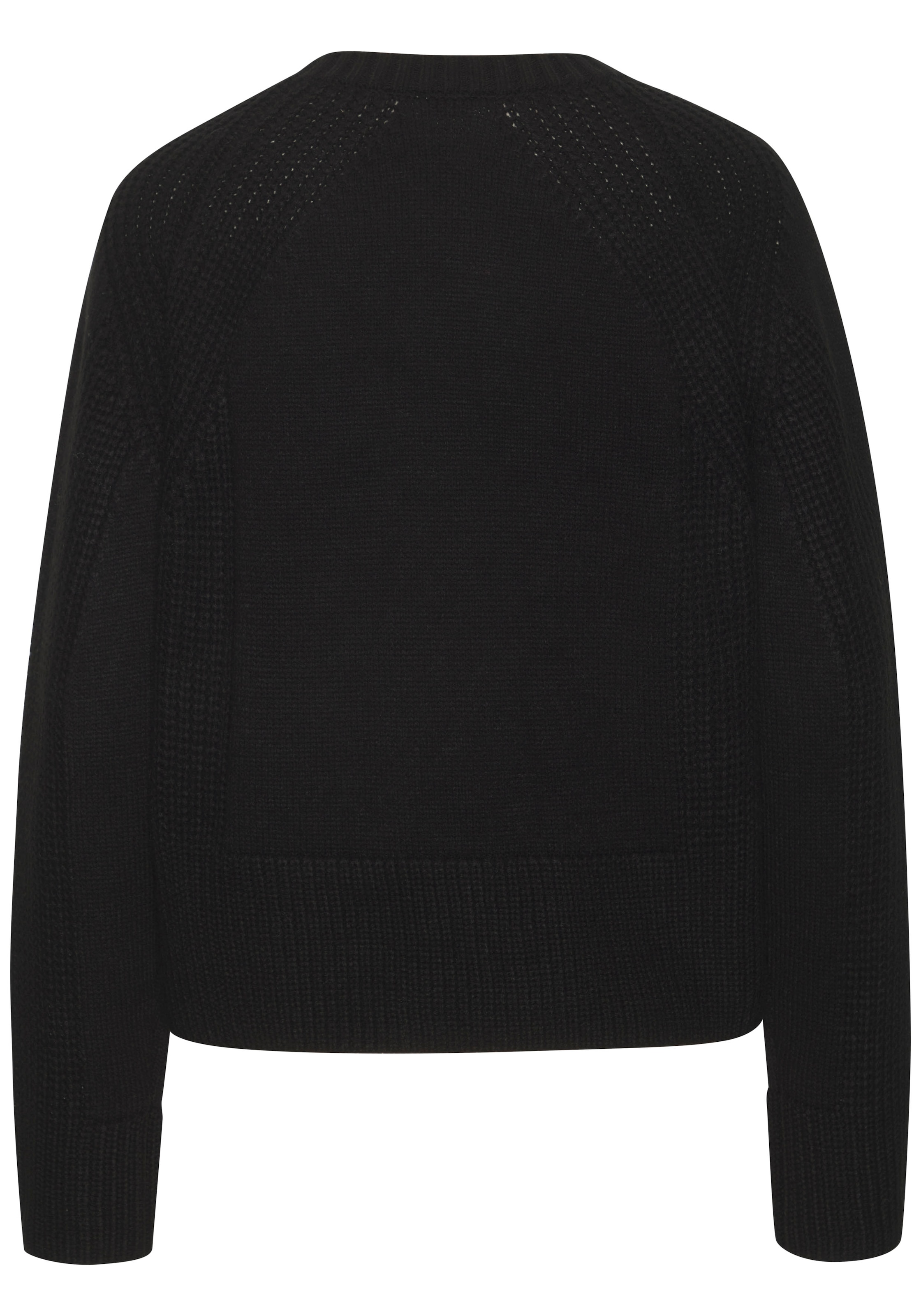LASCANA Strickpullover mit Grobstrick-Details, Damen Pullover mit Rundhals