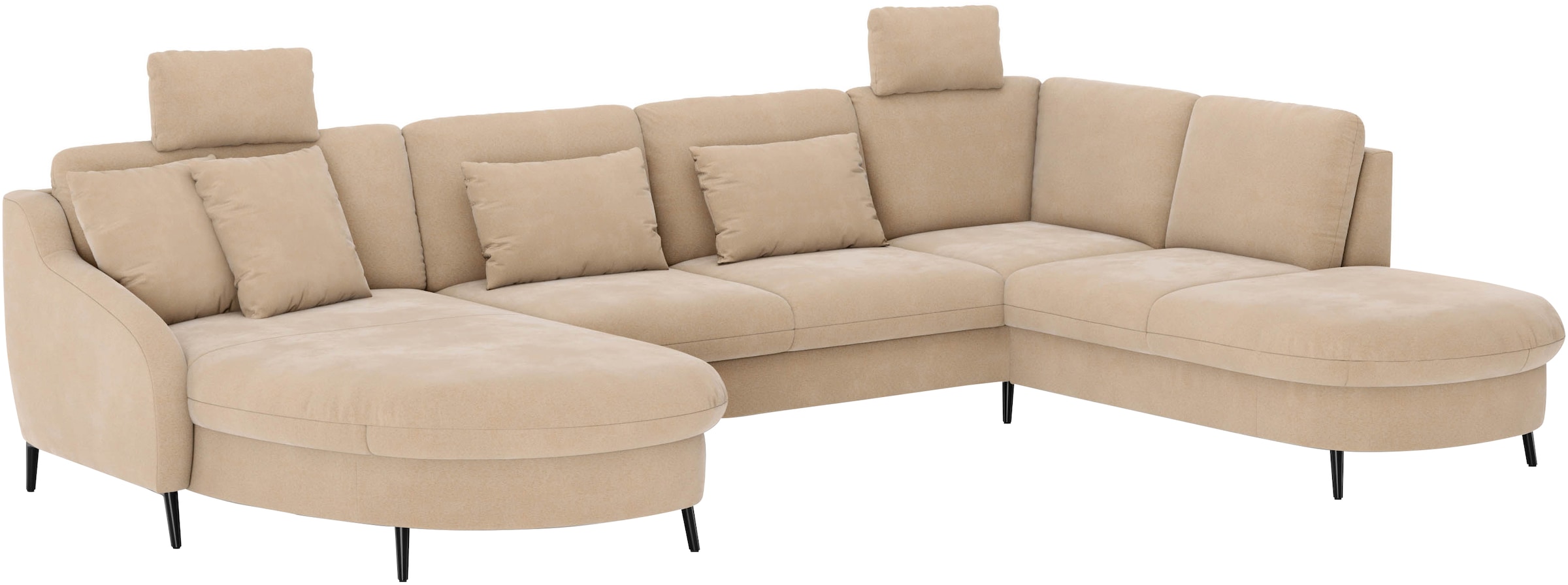 sit&more Wohnlandschaft »Soul U-Form«, wahlweise mit Bett und Bettkasten