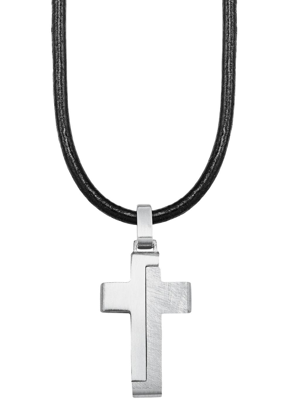 Kette mit Anhänger »Halskette Kreuz, 2024225«