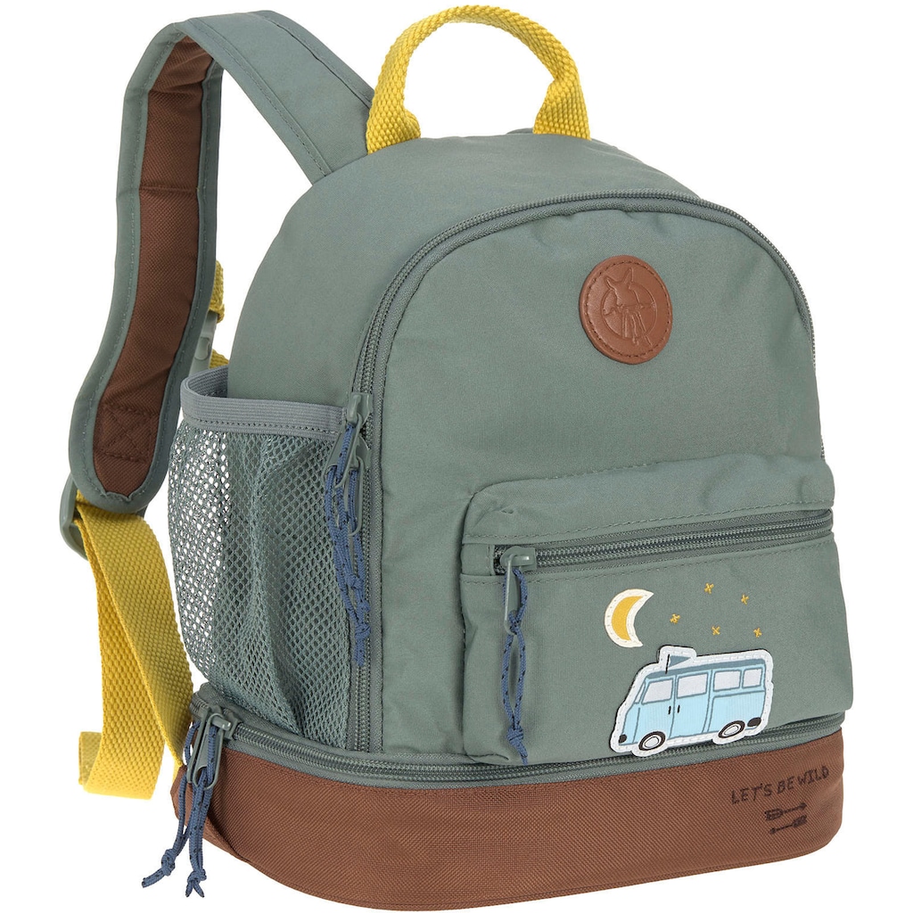 LÄSSIG Kinderrucksack »Adventure, Bus, Mini Backpack«, Floureszierende Flächen