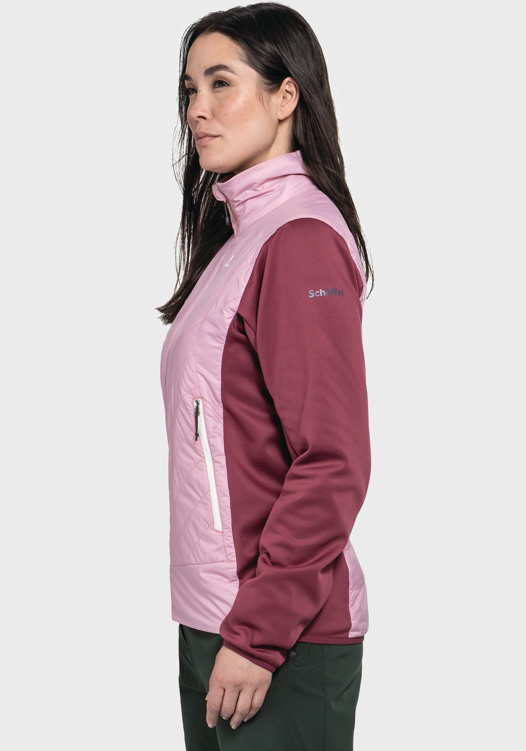 Schöffel Fleecejacke »Hiking Hybrid Jk Style Cascata WMS«, ohne Kapuze