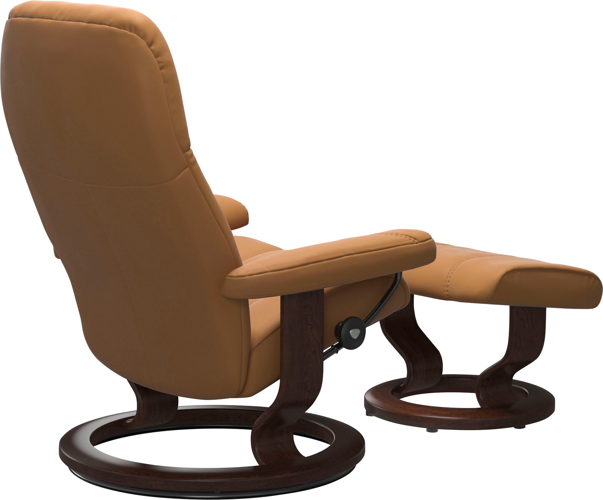Stressless® Relaxsessel »Consul« Relaxsessel mit Hocker,  mit Hocker, mit Classic Base, Größe L, Gestell Braun