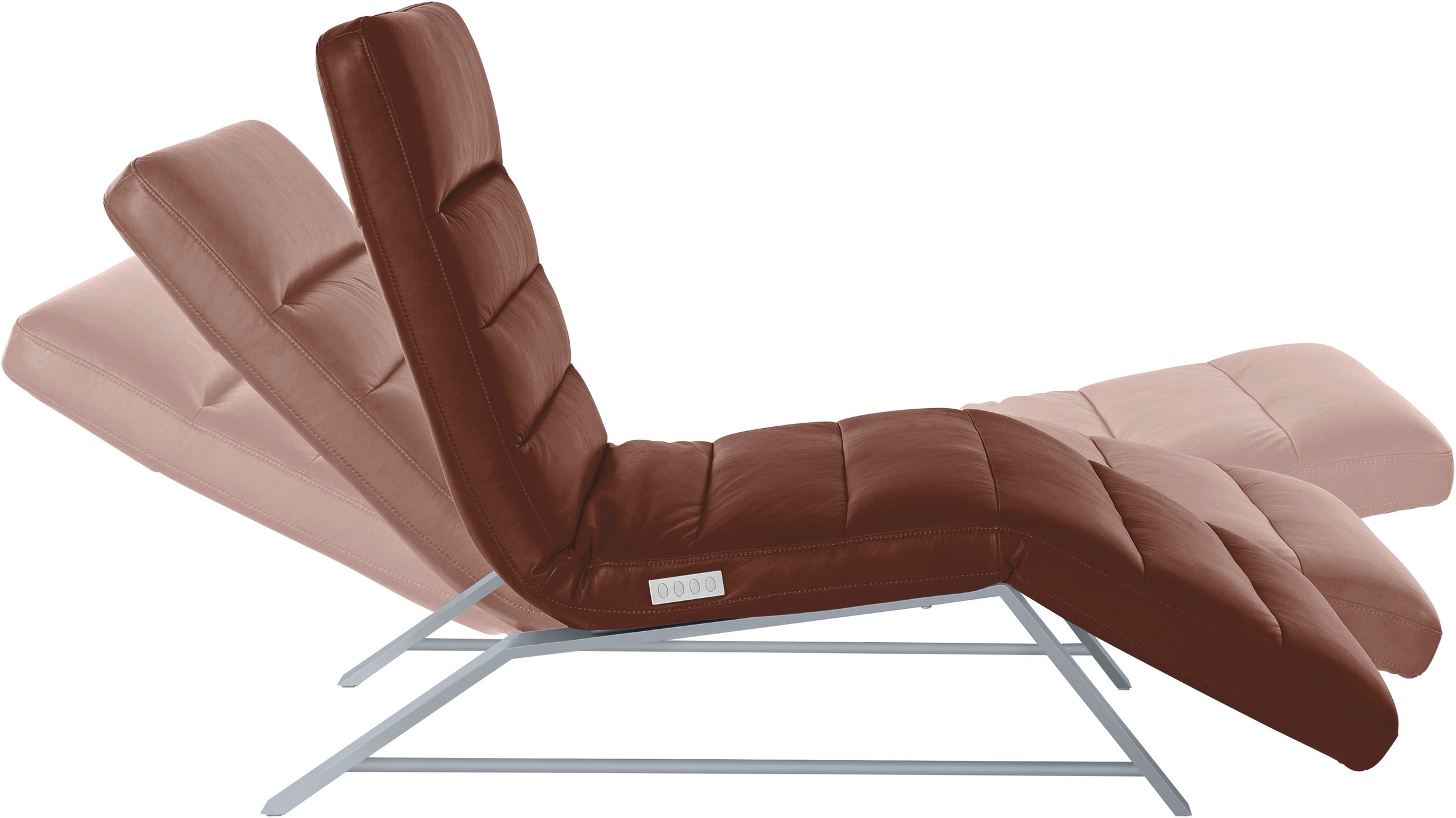 W.SCHILLIG Relaxliege »daily dreams«, Funktionsliege wahlweise mit Motor, Gestell matt, Breite 65 cm