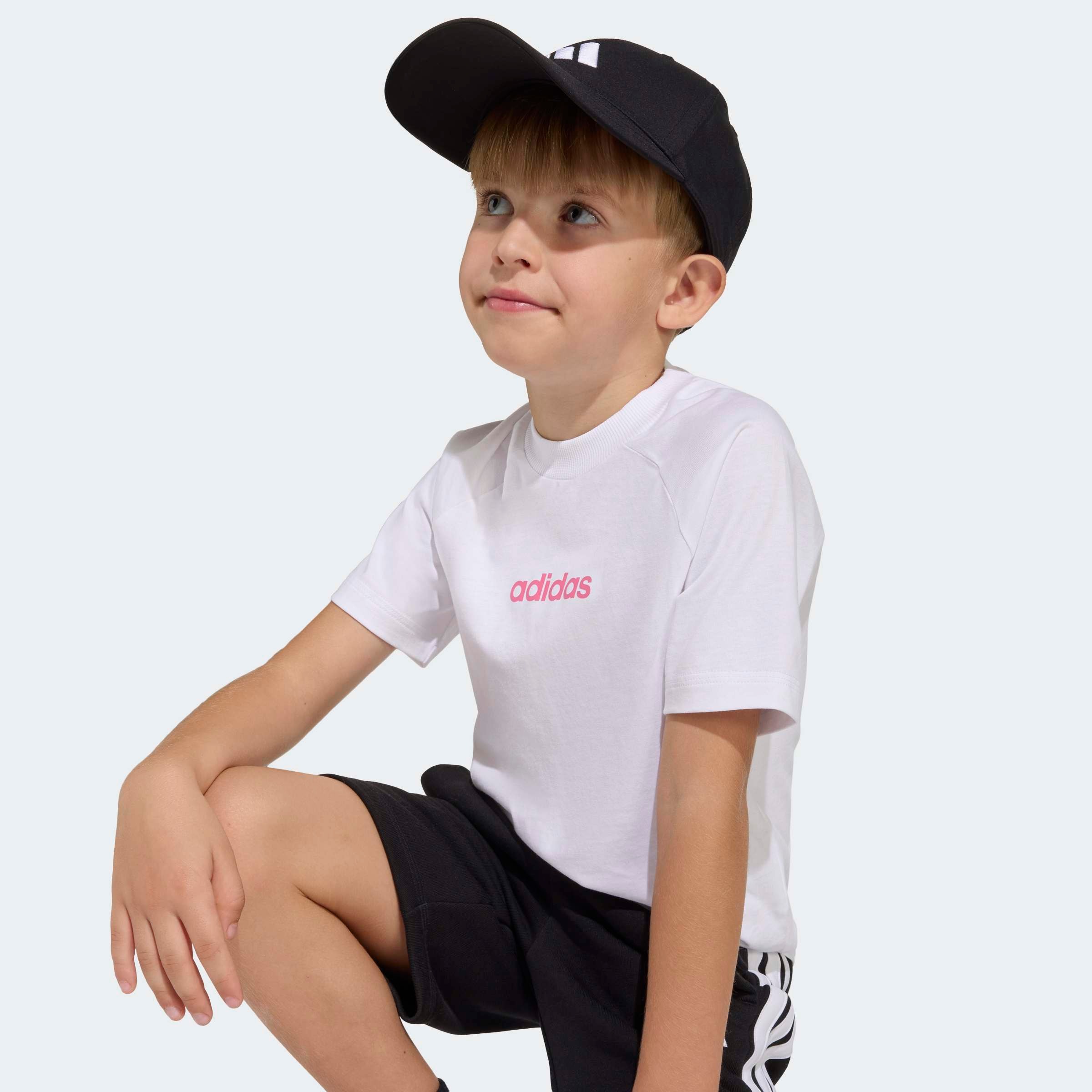 adidas Sportswear T-Shirt »ESSENTIALS KIDS« für Kinder, Rundhalsausschnitt, ohne Verschluss, weiches Material