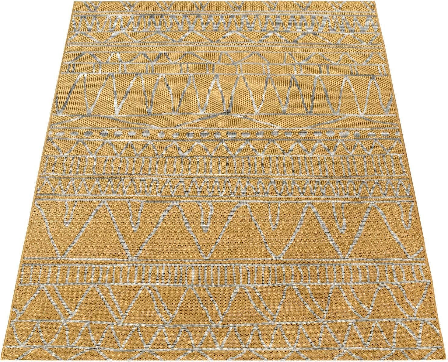 Paco Home Teppich »Illusion 321«, rechteckig, Flachgewebe, modernes Design,  In- und Outdoor geeignet, UV-beständig