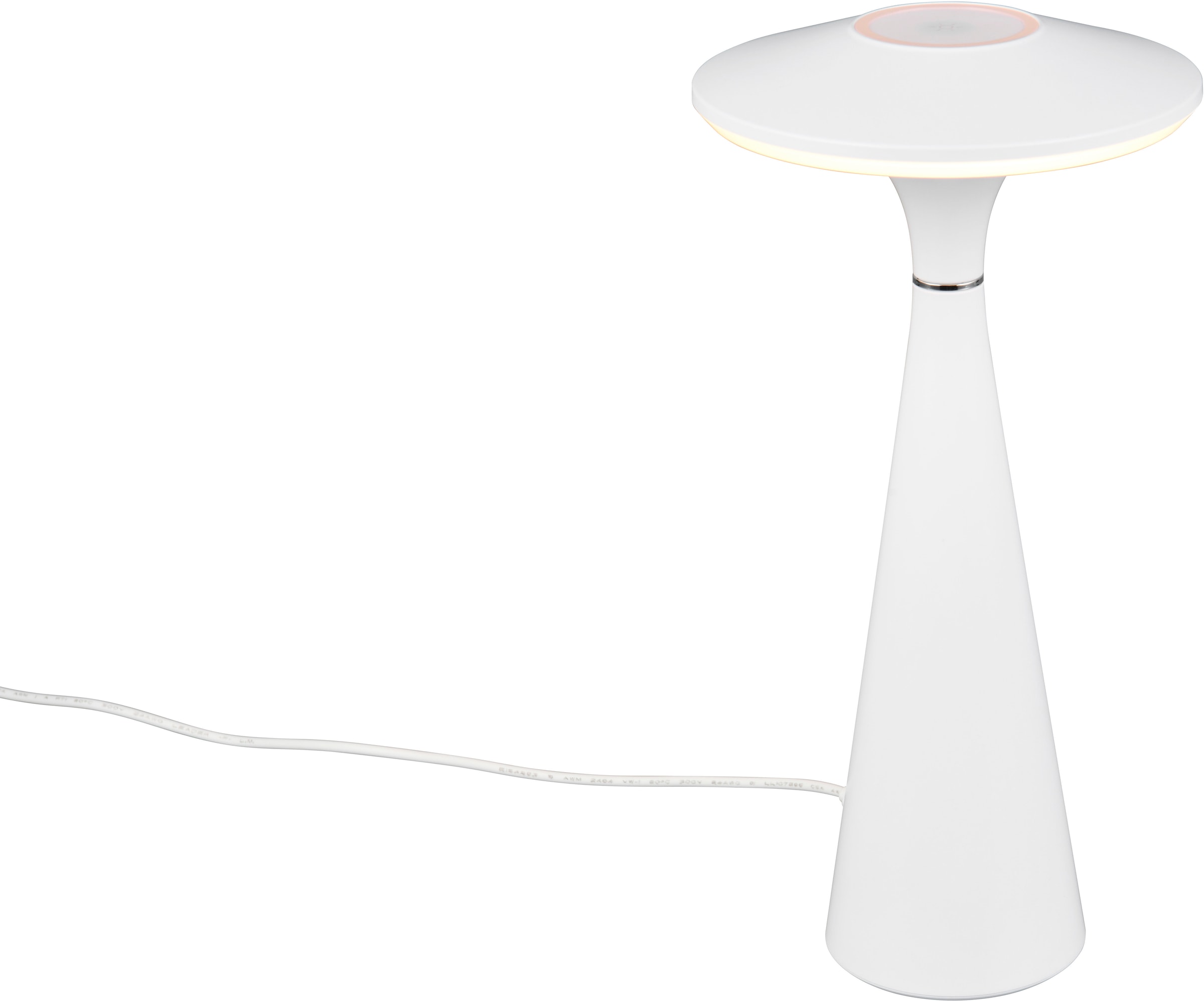 REALITY Leuchten LED Tischleuchte »TORREZ«, 1 flammig, Leuchtmittel LED-Board | LED fest integriert, in-Outdoor Akku Tischlampe mit USB-C, dimmbar, Lichtfarbe einstellbar