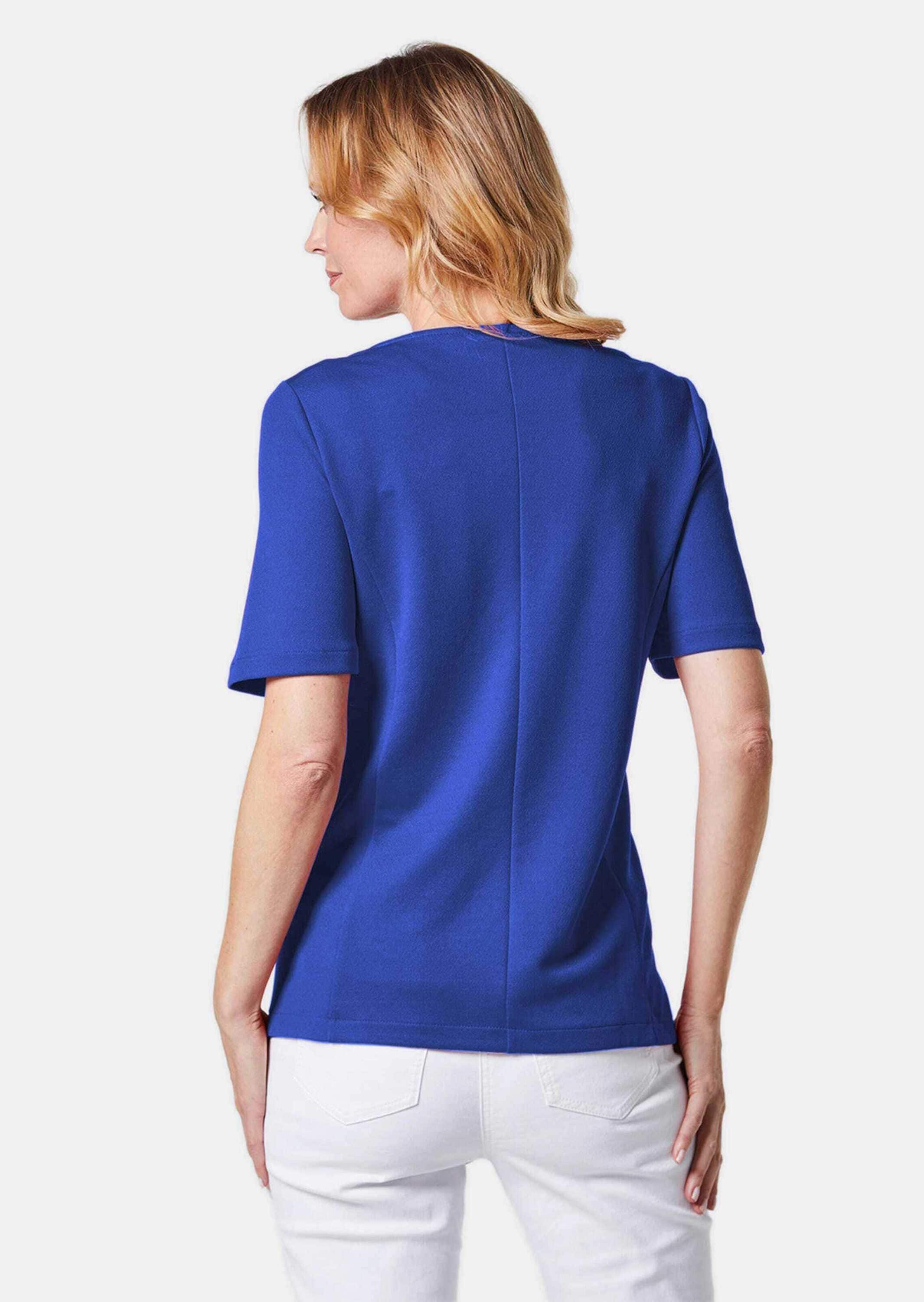 GOLDNER Langarm-Poloshirt »Zipfelshirt«