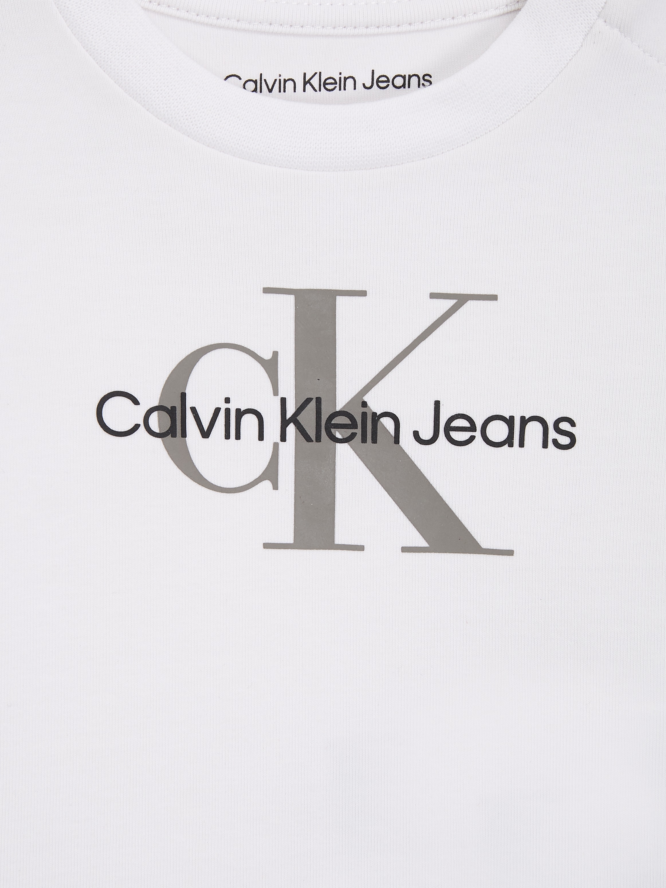 Calvin Klein Jeans Langarmshirt »MONOGRAM LS T-SHIRT«, für Babys bis 2 Jahre, mit großem Druck