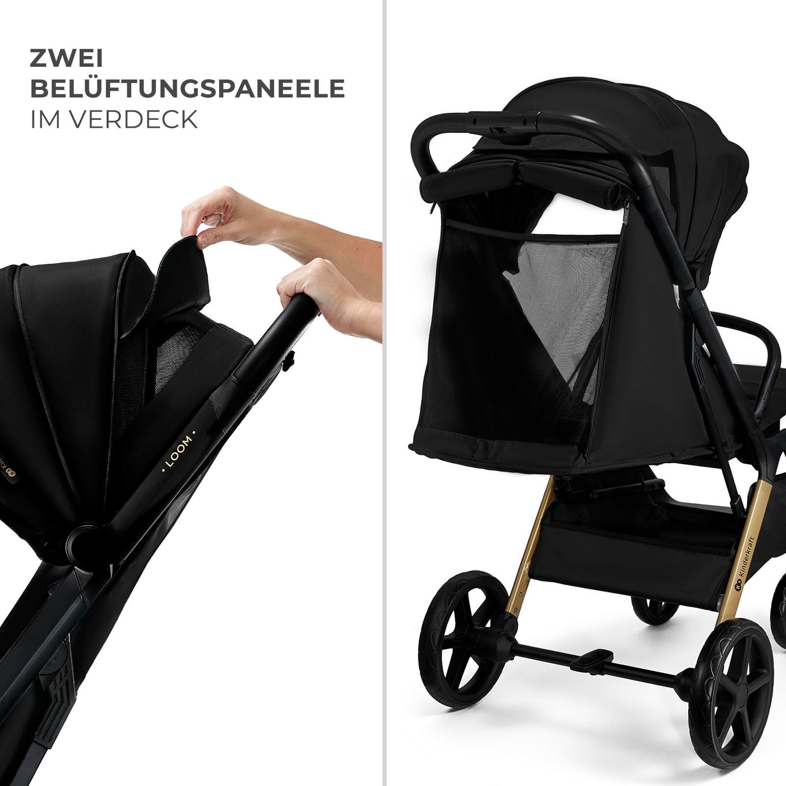 Kinderkraft Kinder-Buggy »LOOM«, 27 kg