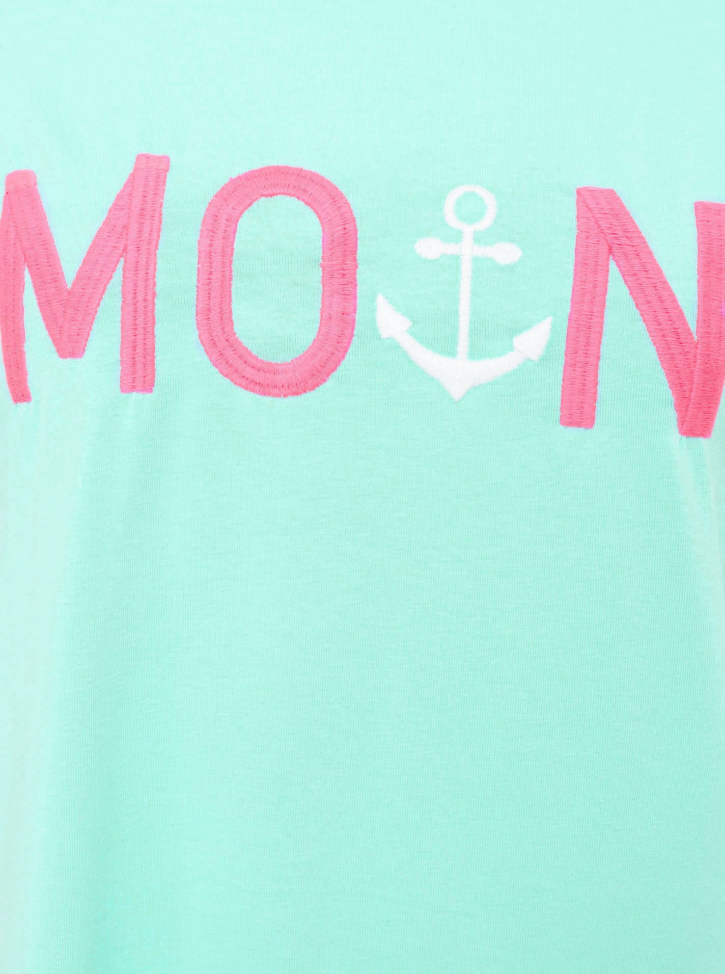 Zwillingsherz T-Shirt »"MoinZH"« Kurzarm, Rundhalsausschnitt, Stickerei, Baumwollmischung