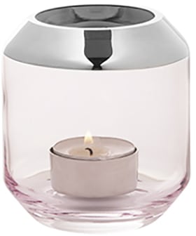 Fink Teelichthalter mundgeblasenem Glas auf aus Raten »SMILLA«, (Set, bestellen 2 St.)
