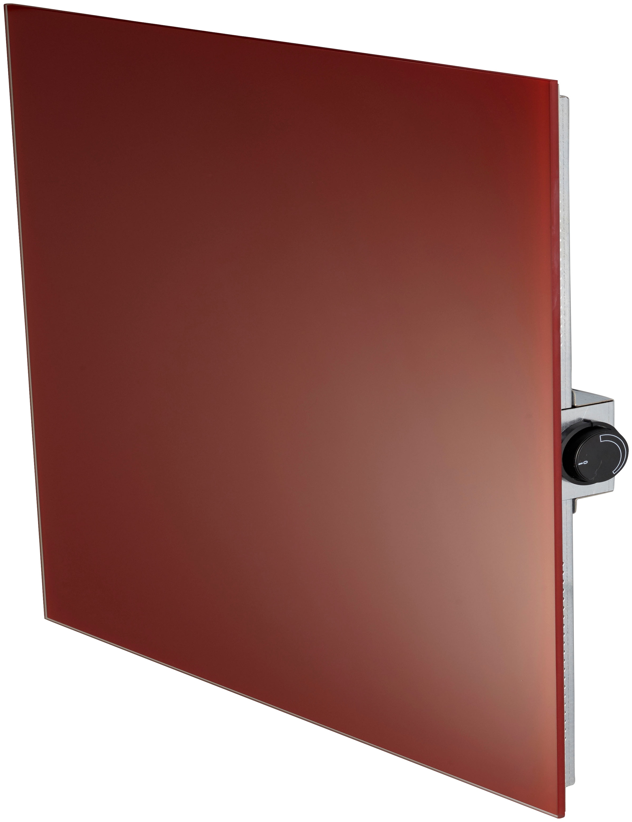 Infrarotheizung »Glasheizkörper 440W 60x60cm Dekorfarbe rot«