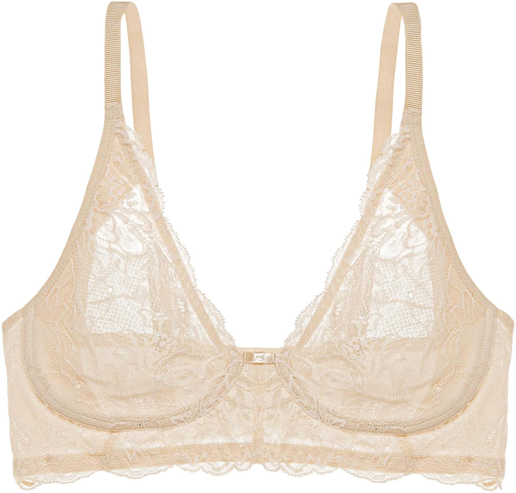 Triumph Bügelloser BH »Amourette Charm« Strech-Spitze, tiefer V-Ausschnitt