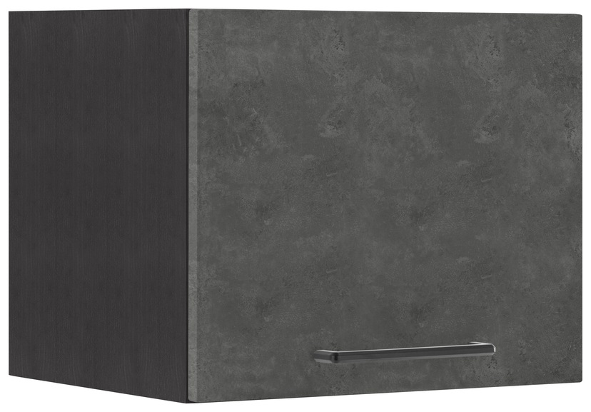 HELD MÖBEL breit, 1 kaufen schwarzer Hängeschrank hoch, Tür, Raten 50 cm cm »Tulsa«, MDF Front 57 Metallgriff, auf