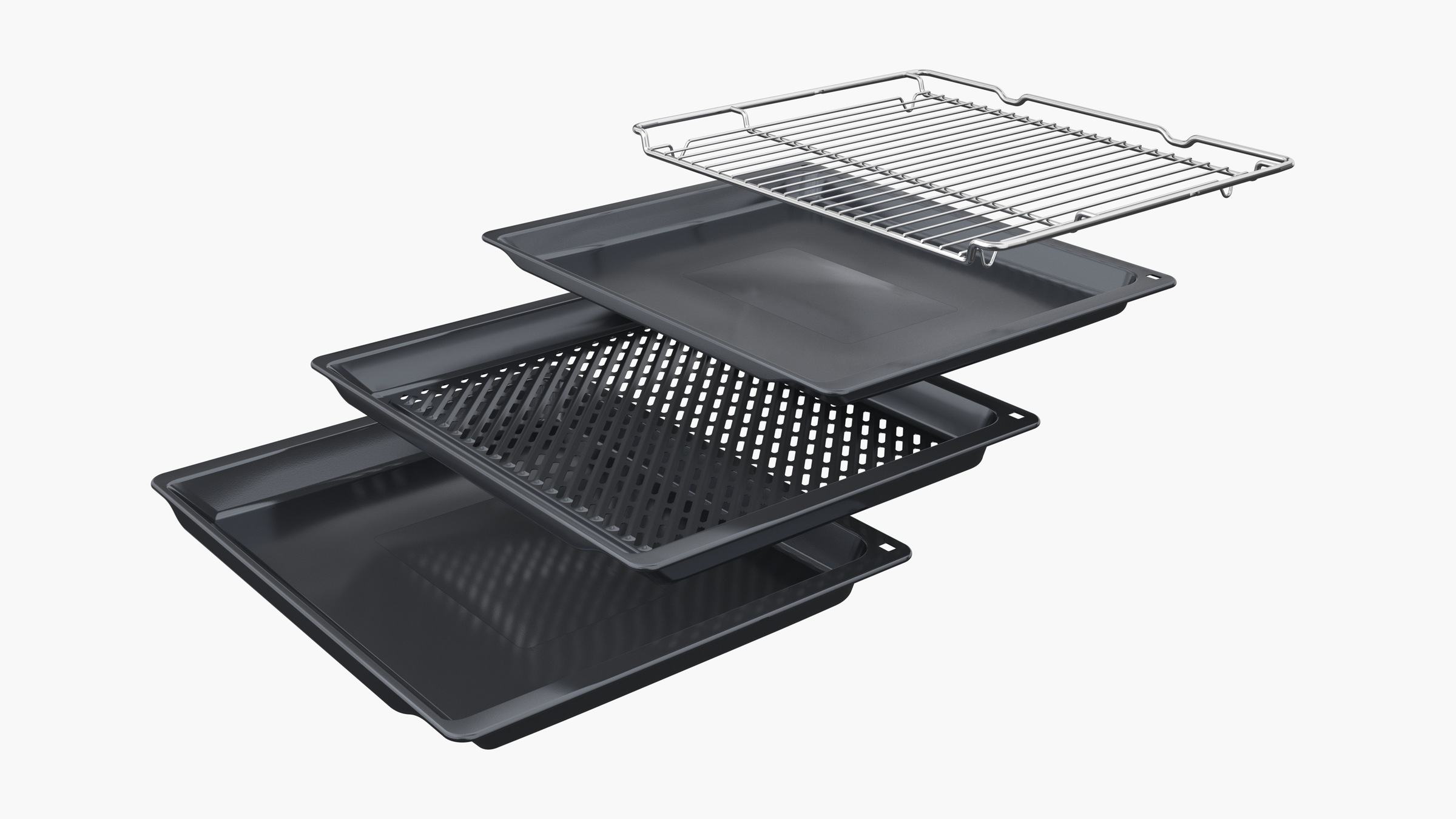 BOSCH Pyrolyse Backofen Serie 8 »HBG7764BG« mit Teleskopauszug nachrüstbar Digitaler Bedienring und automatische Einstellungen dank Backsensor